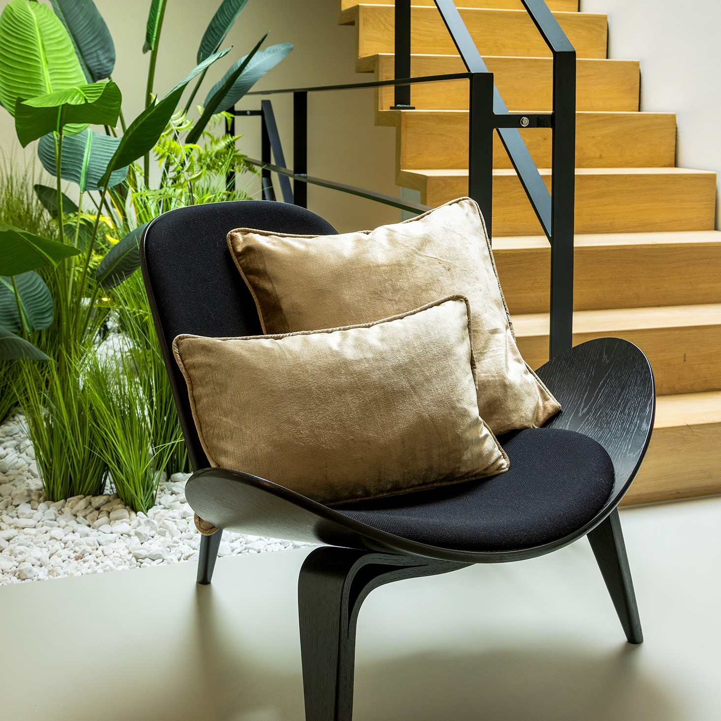 CHLOE | Cushion | 30x50 cm Pumice Stone | Beige | Hoii | With luxury inner cushion