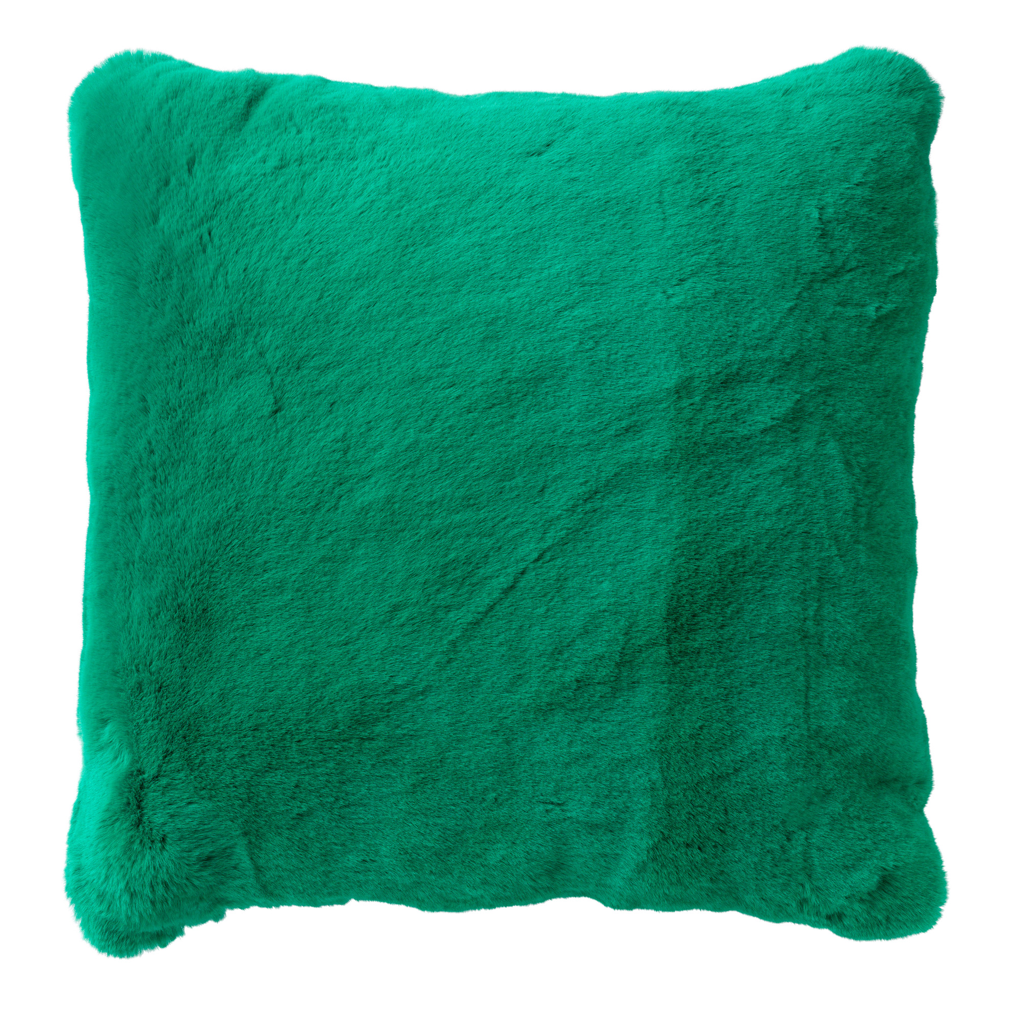 ZAYA - Sierkussen unikleur 45x45 cm - Emerald - groen