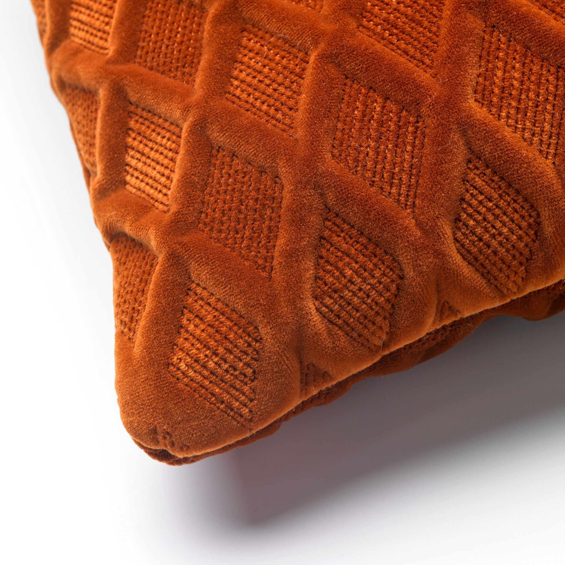 ANTOINETTE | Cushion | 45x45 cm Potters Clay | Orange | Hoii | With luxury inner cushion