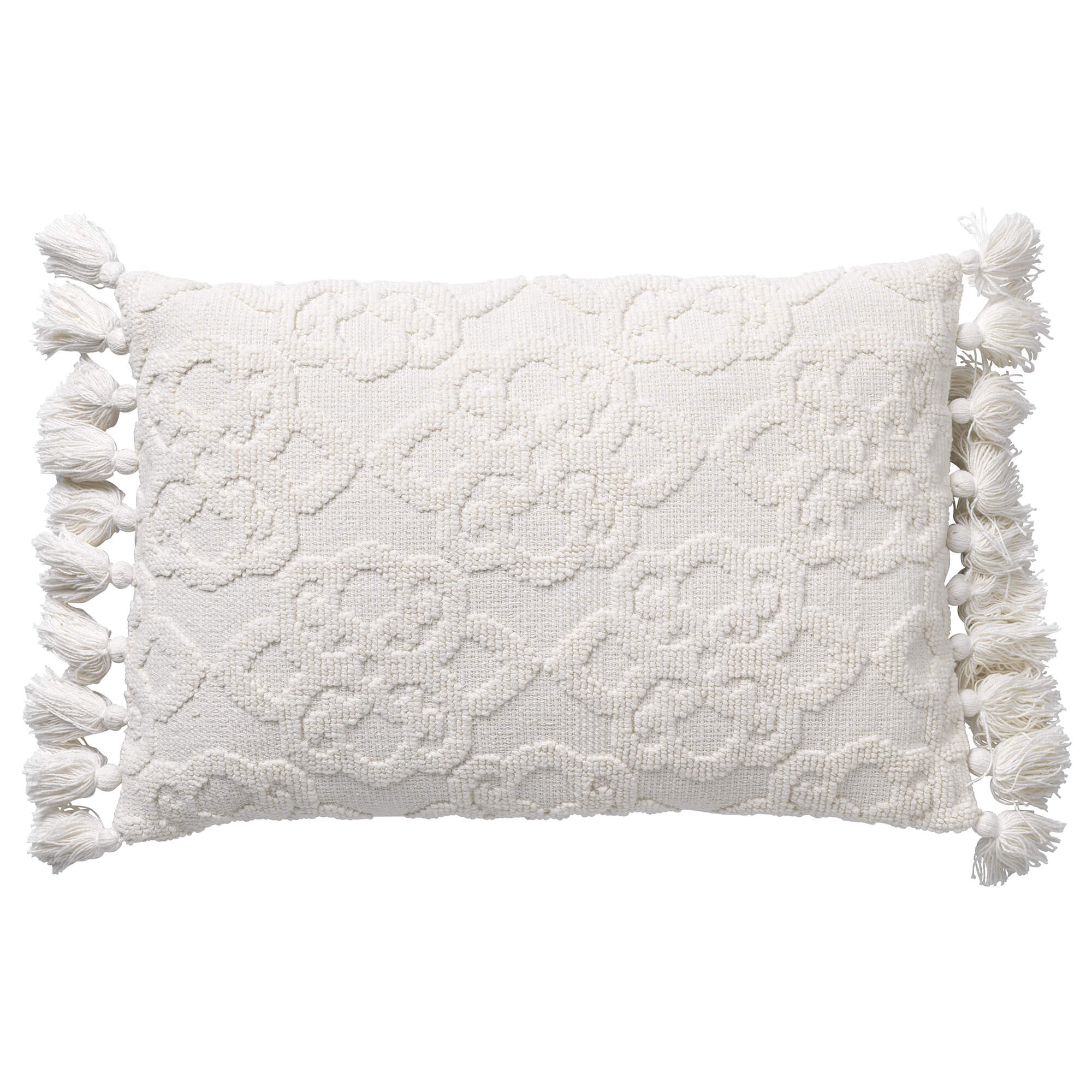 APHRODITE | Dekokissen | 40x60 cm Snow White | Weiss | Hoii 