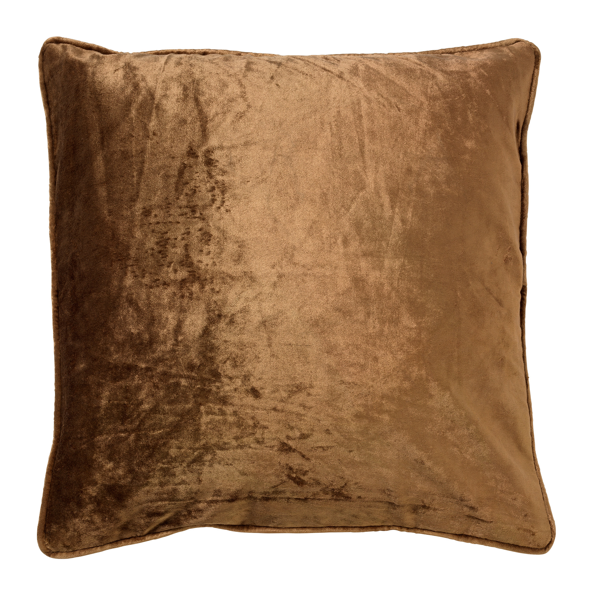 CHLOE | Coussin | 50x50 cm Tobacco Brown | Marron | Hoii | Avec un rembourrage luxueux