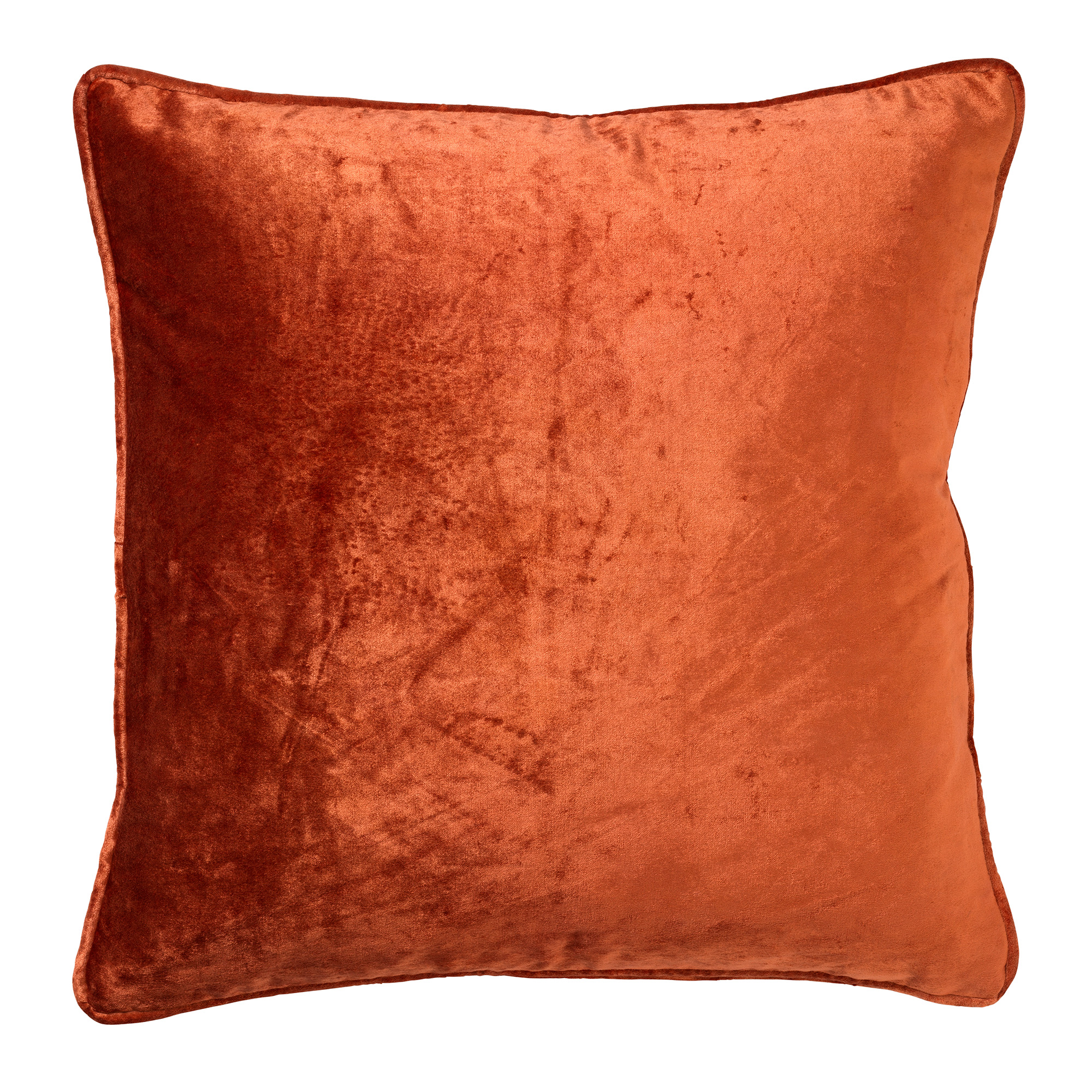 CHLOE | Coussin | 50x50 cm Potters Clay | Orange | Hoii | Avec un rembourrage luxueux