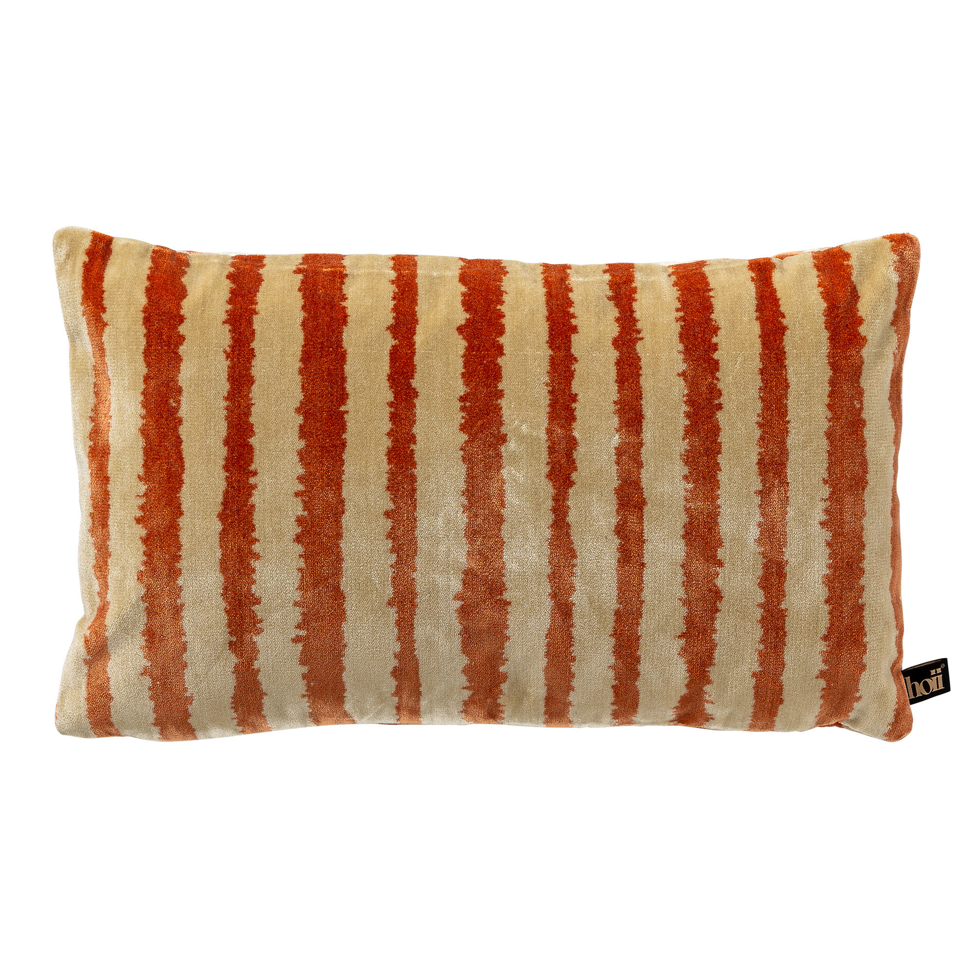 LORENZO | Cushion | 30x50 cm Potters Clay | Orange | Velvet | Hoii |With luxury inner cushion