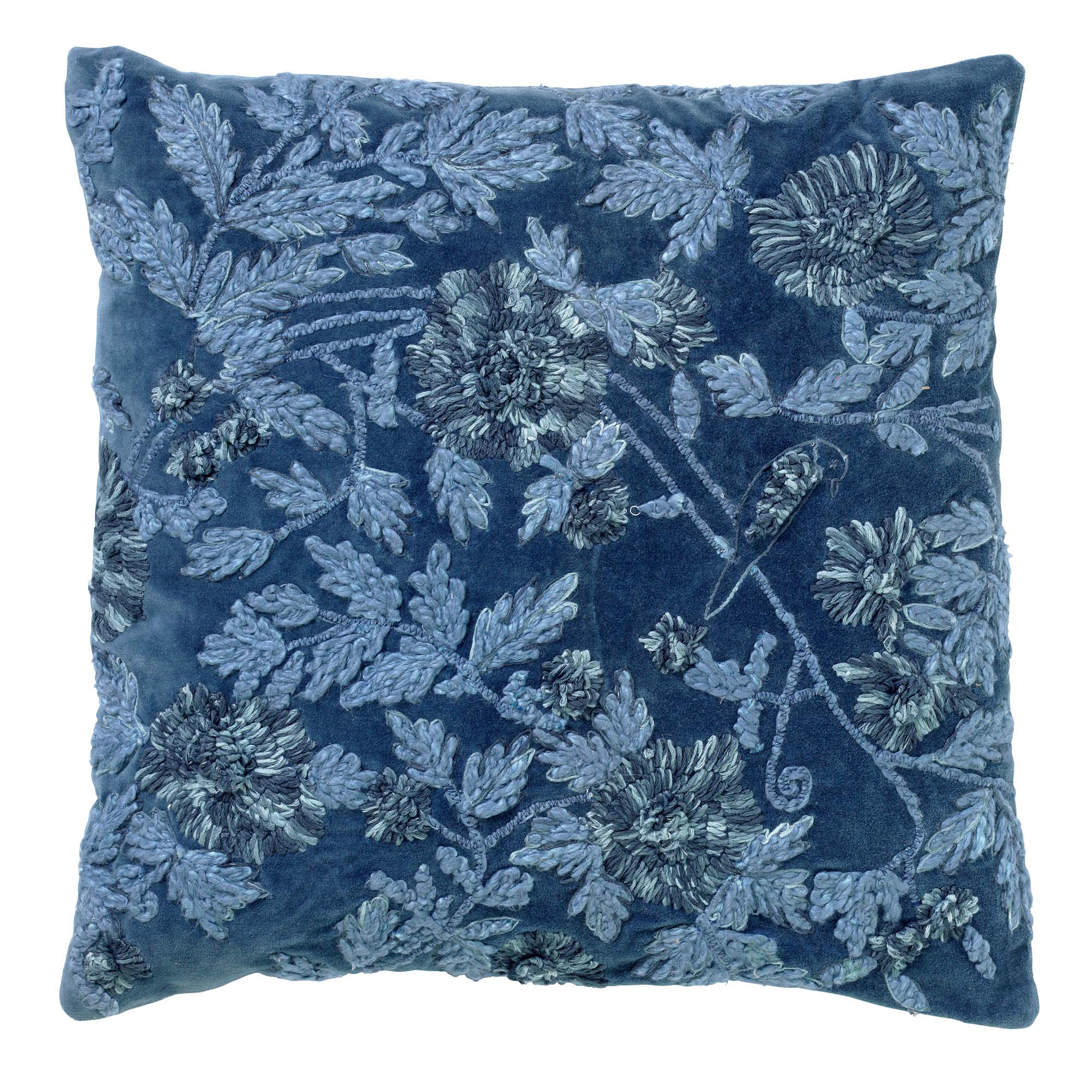 GISELLE | Cushion | 45x45 cm Insignia Blue | Blue | Hoii | with GRS feather filling