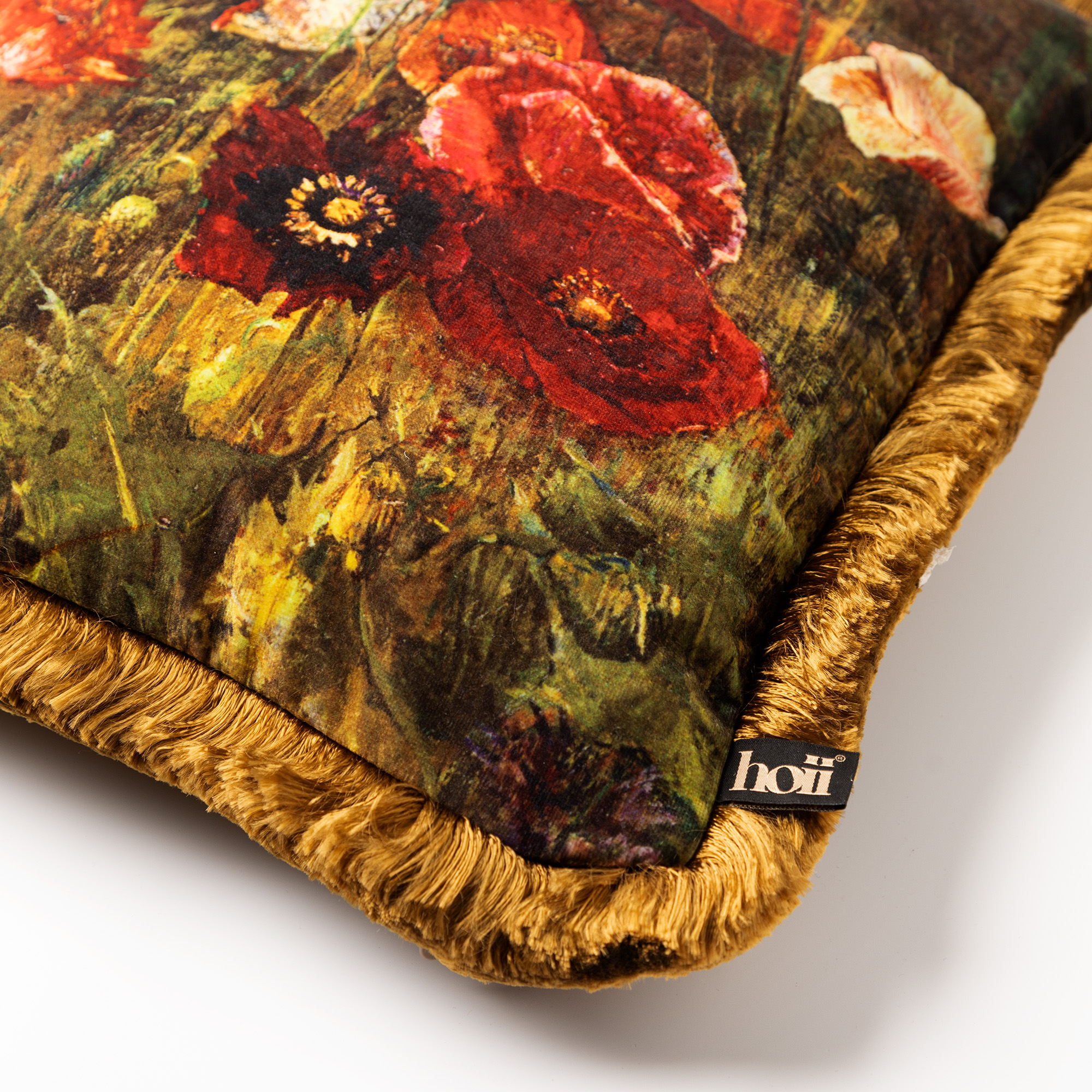 VERONA | Coussin | 45x45 cm Tobacco Brown | Marron | Velours | Hoii | Avec un rembourrage luxueux