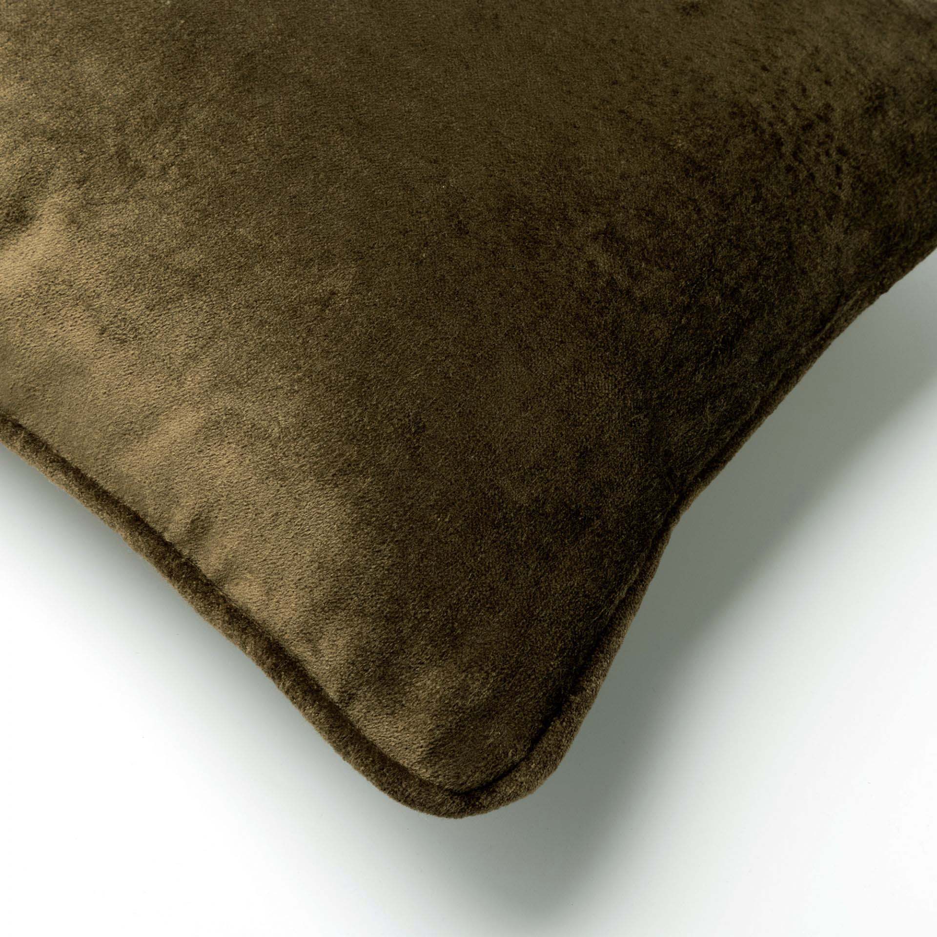 CHLOE | Coussin | 50x50 cm Military Olive | Vert | Hoii | Avec un rembourrage luxueux