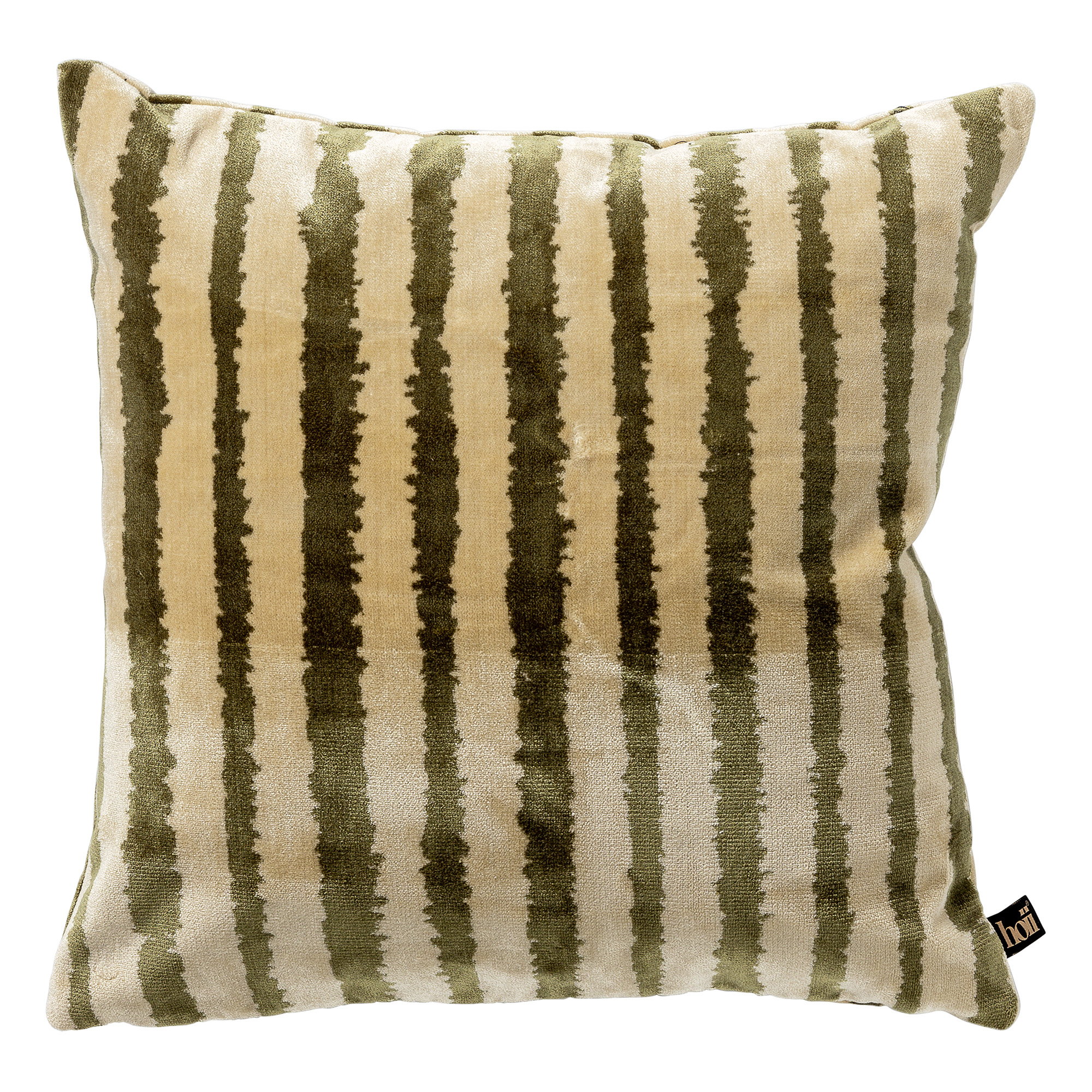 LORENZO | Cushion | 45x45 cm Military Olive | Green | Hoii | With luxury inner cushion