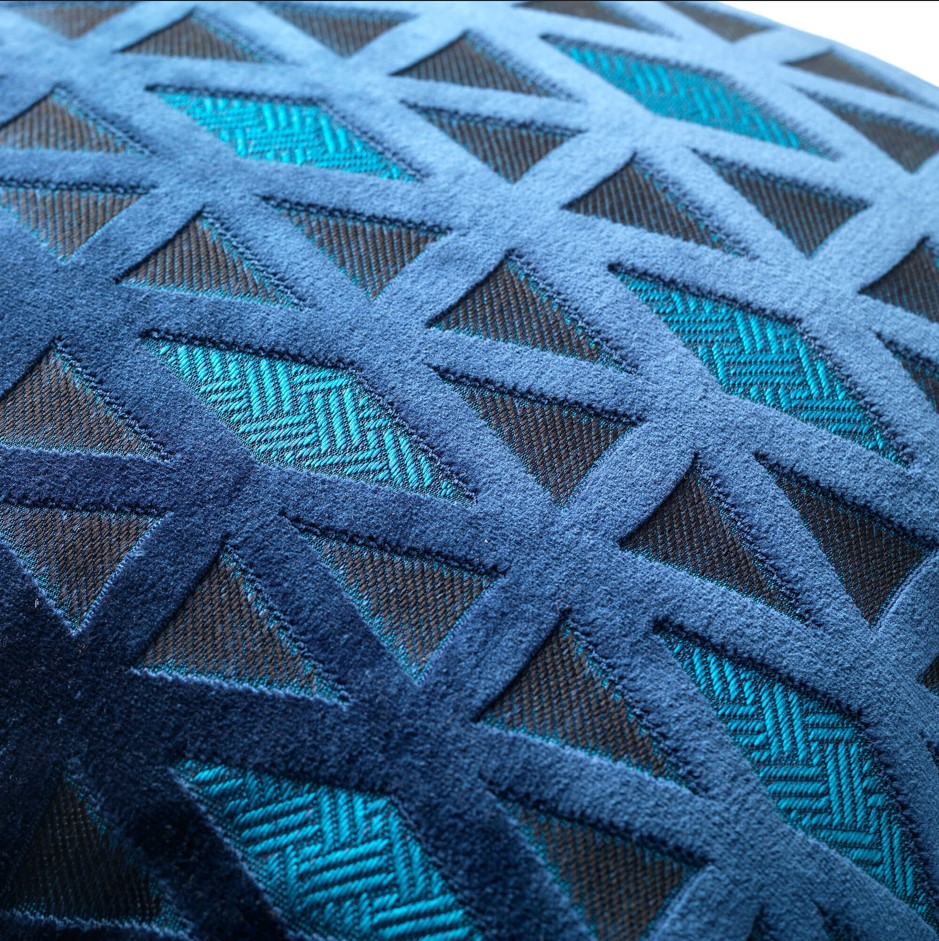 BARON | Sierkussen 45x45 cm | Insignia Blue | Blauw | Hoii | met duurzame kussenvulling