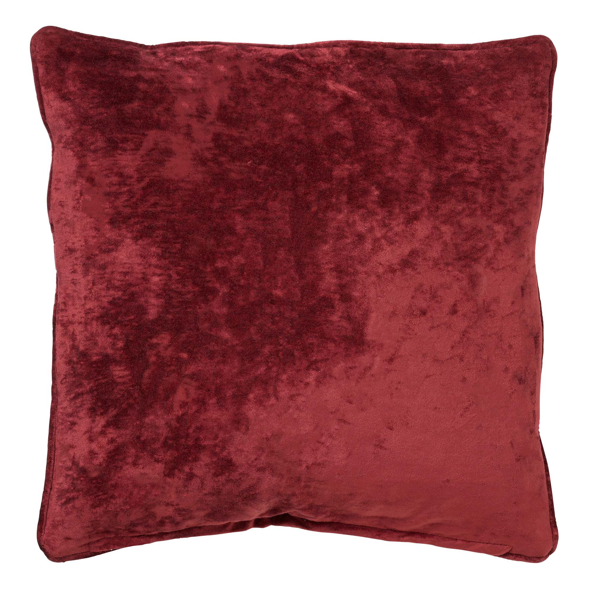 CHLOE | Coussin | 50x50 cm Merlot | Rouge | Hoii | Avec un rembourrage luxueux