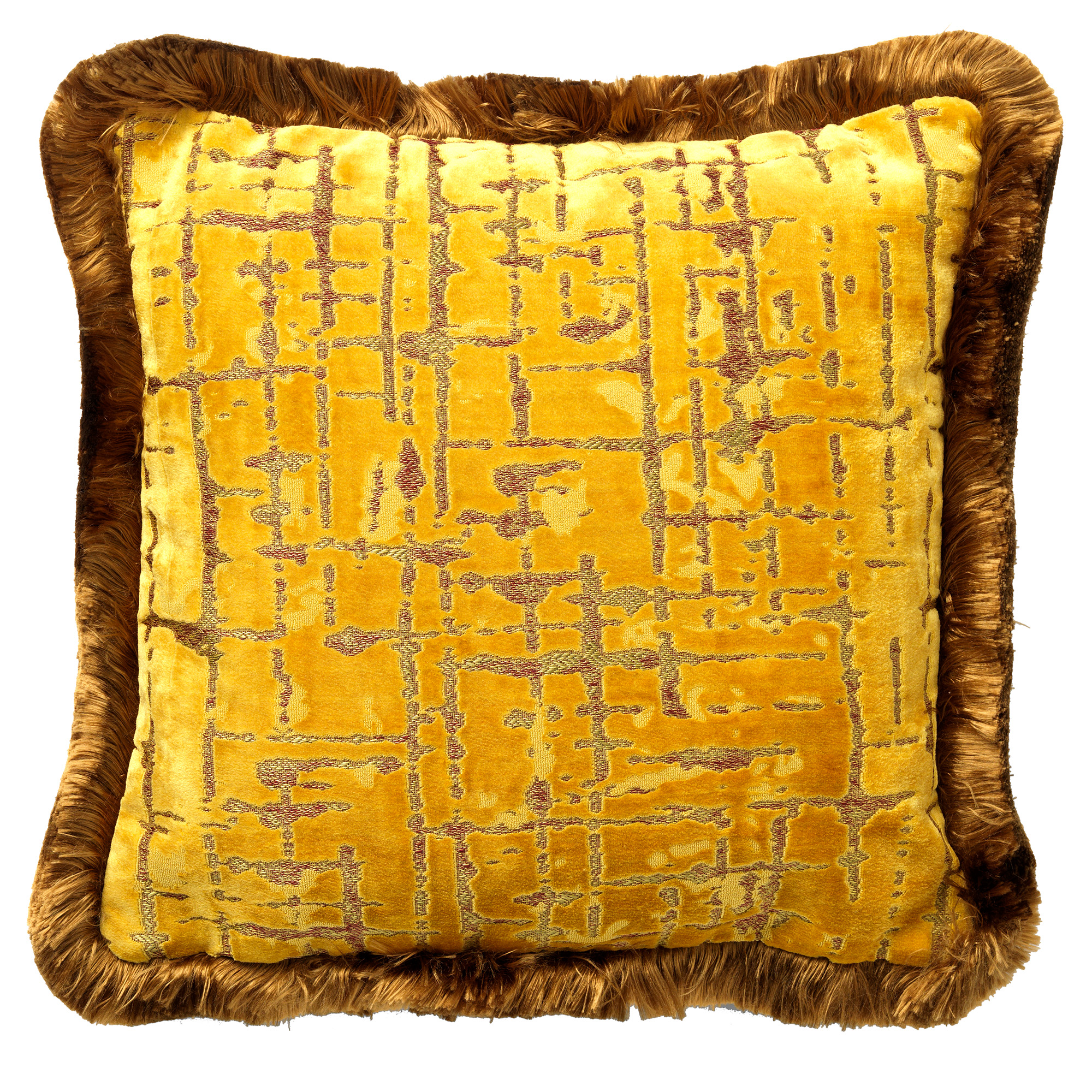 POSEIDON | Cushion |  45x45 cm Golden Glow | Yellow | Hoii | with GRS feather filling