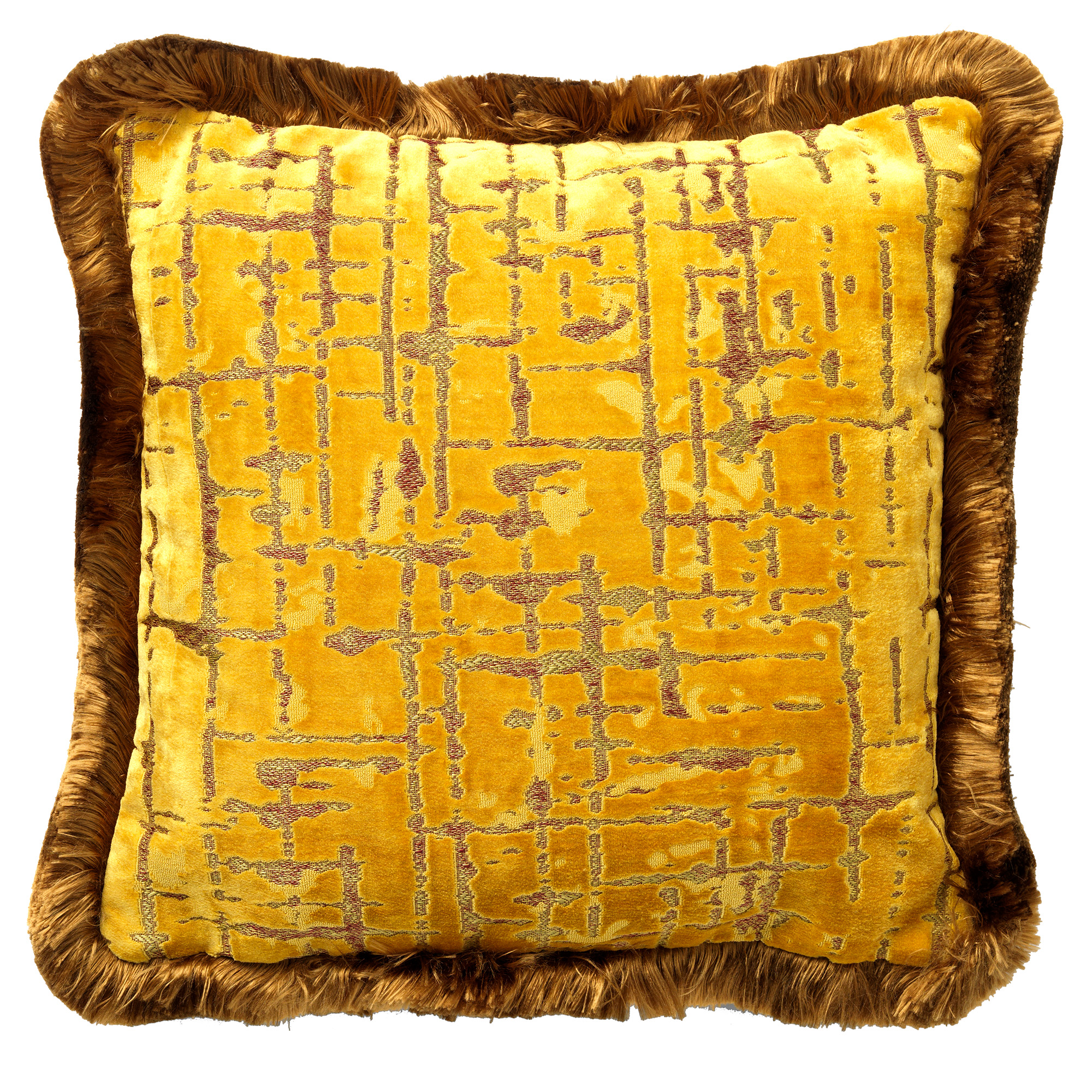POSEIDON | Coussin | 45x45 cm Golden Glow | Jaune | Hoii | Avec un rembourrage luxueux