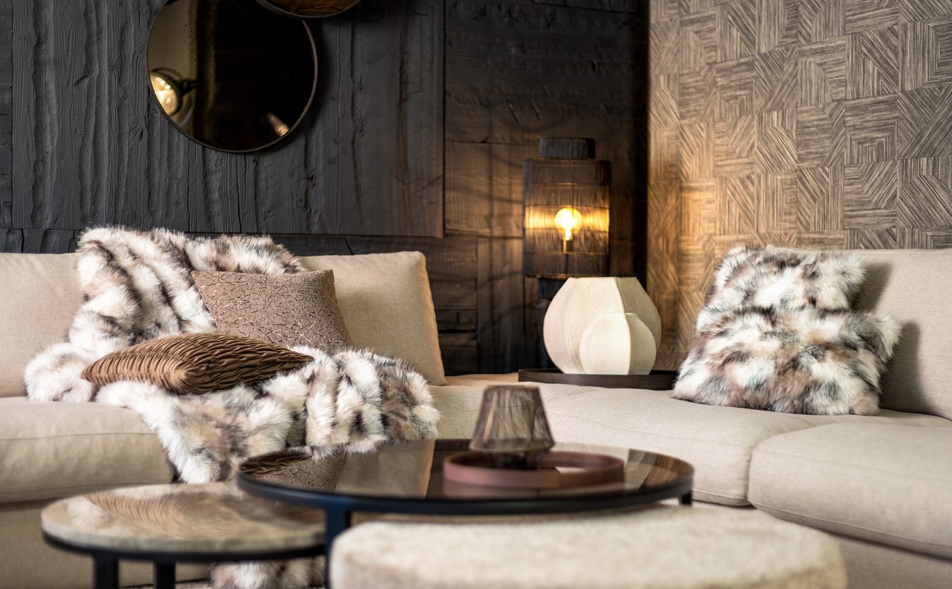 GHISLAINE | Plaid 140x180 cm | Natural | Bruin | Hoii
