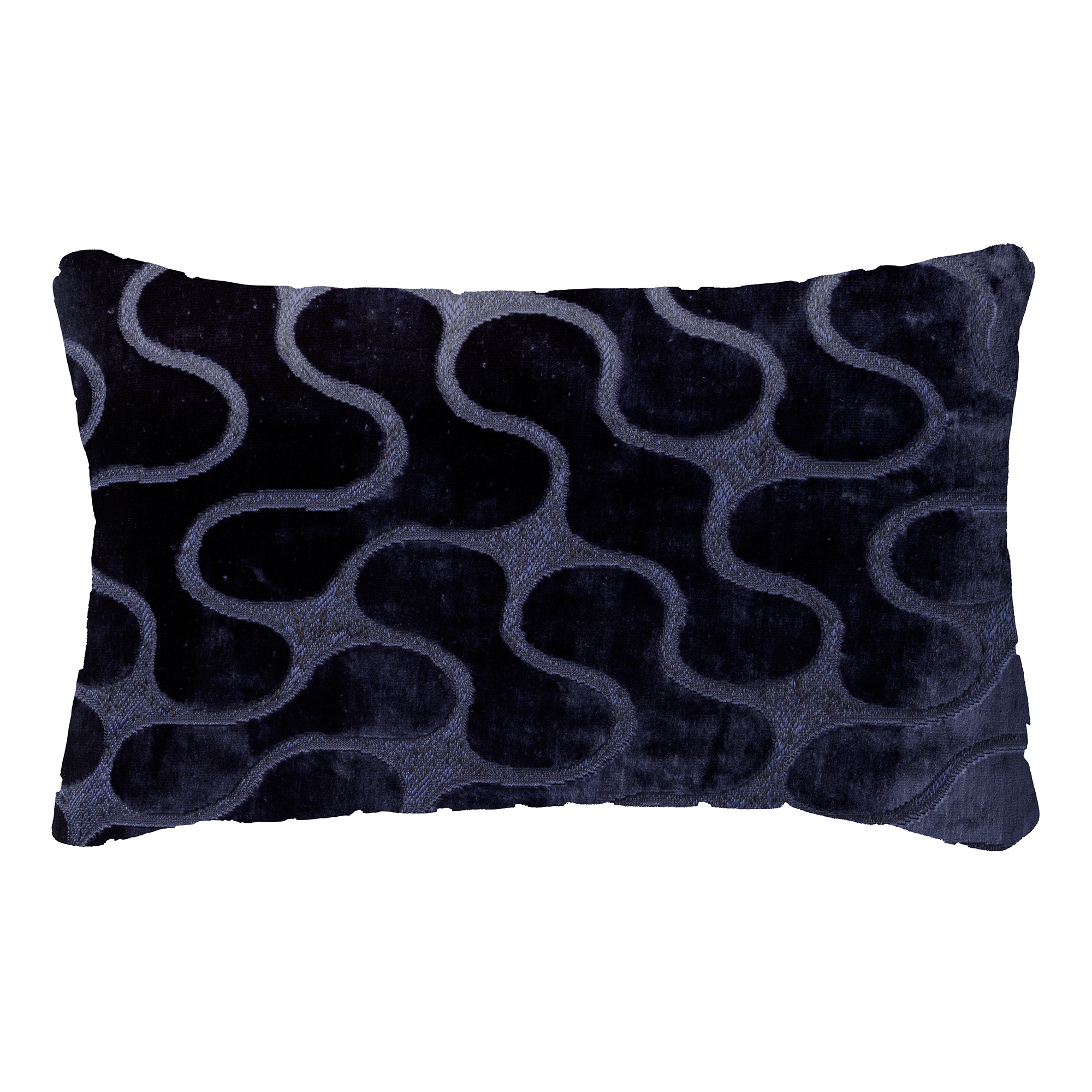 NADINE | Coussin | 30x50 cm Insignia Blue | Bleu | Hoii | Avec un rembourrage luxueux