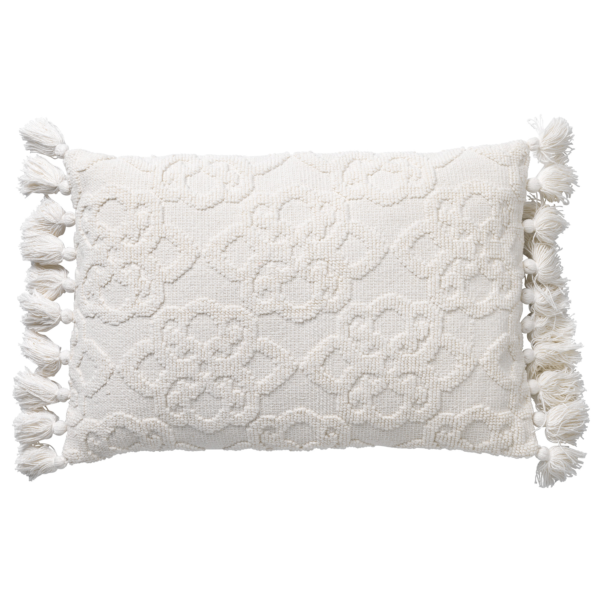 APHRODITE | Cushion |  40x60 cm Snow White | White | Hoii | with GRS feather filling