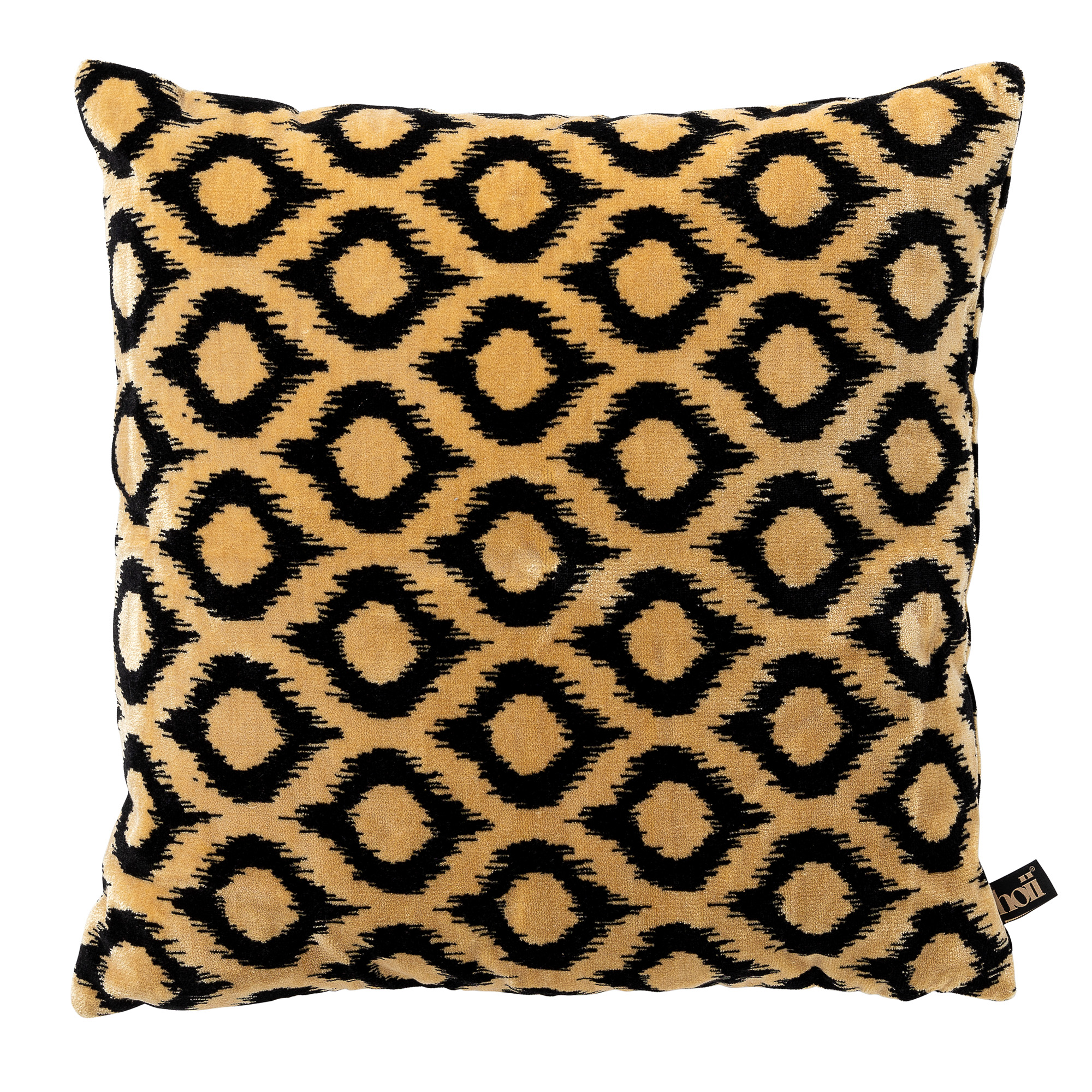 LEONARDO | Cushion | 45x45 cm Raven | Black | Hoii | With luxury inner cushion