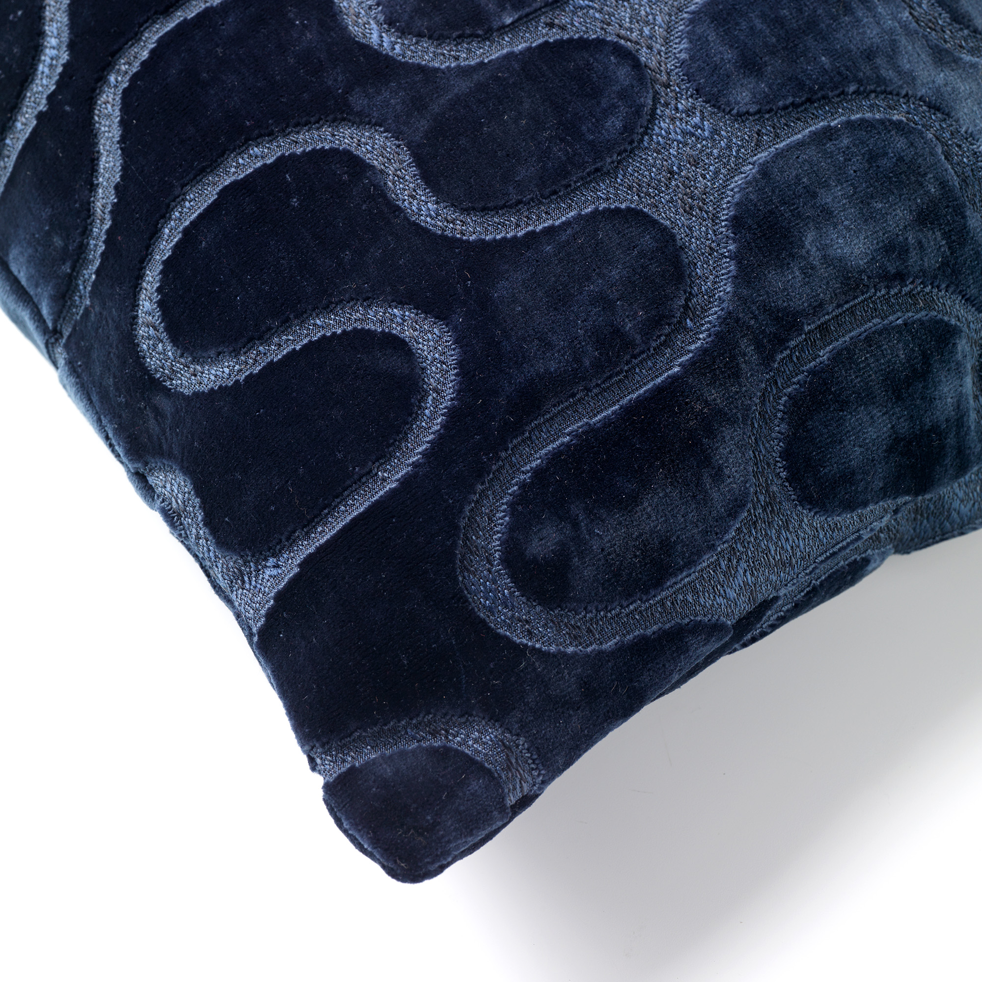 NADINE | Coussin | 30x50 cm Insignia Blue | Bleu | Hoii | Avec un rembourrage luxueux