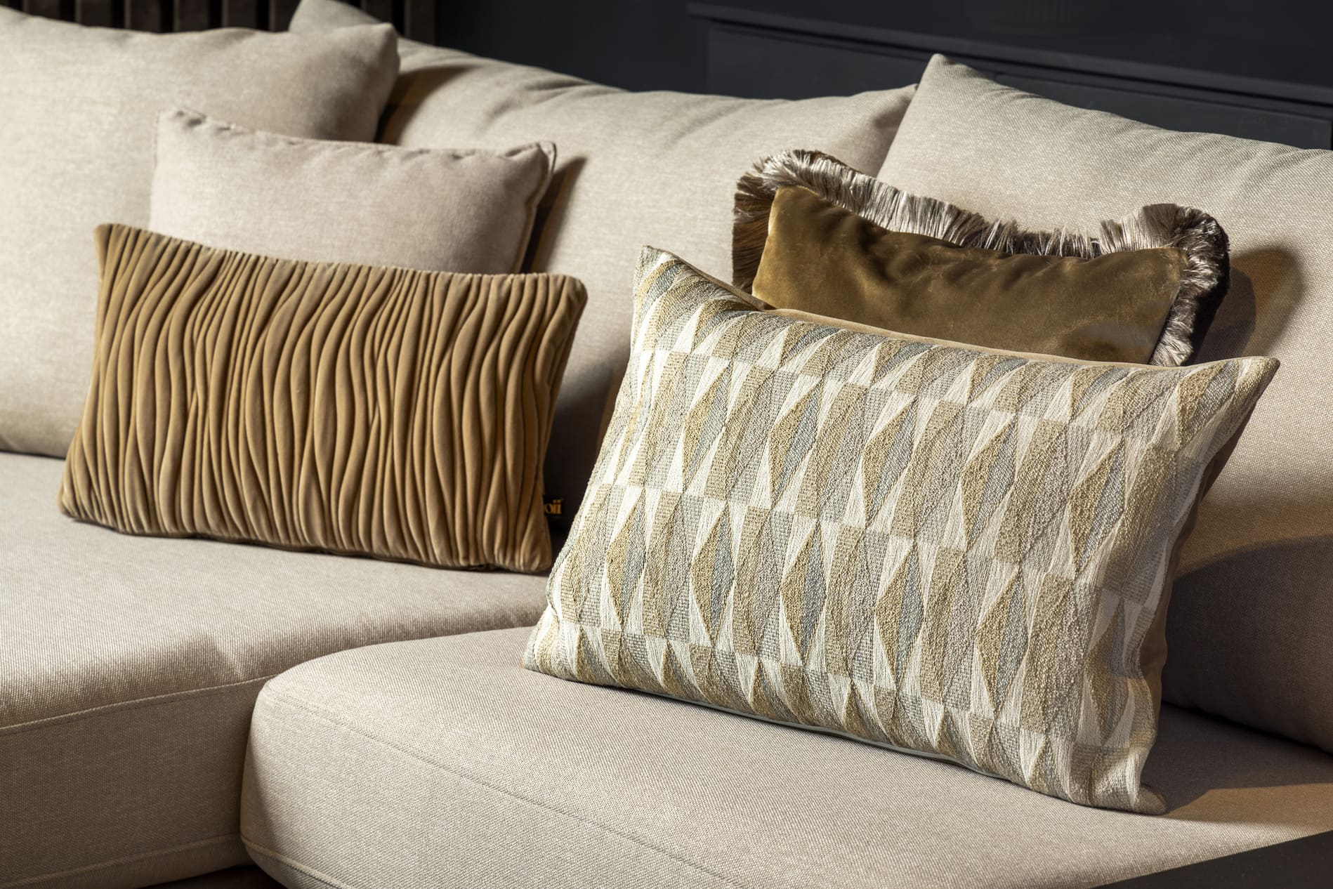 MARENT | sierkussen 40x60 cm | White Pepper | beige | Hoii
