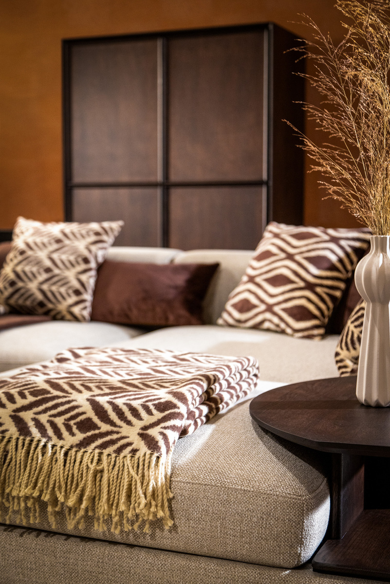 ALEXANDRA | Plaid 150x200 cm | Chocolate Martini  | Bruin | Hoii