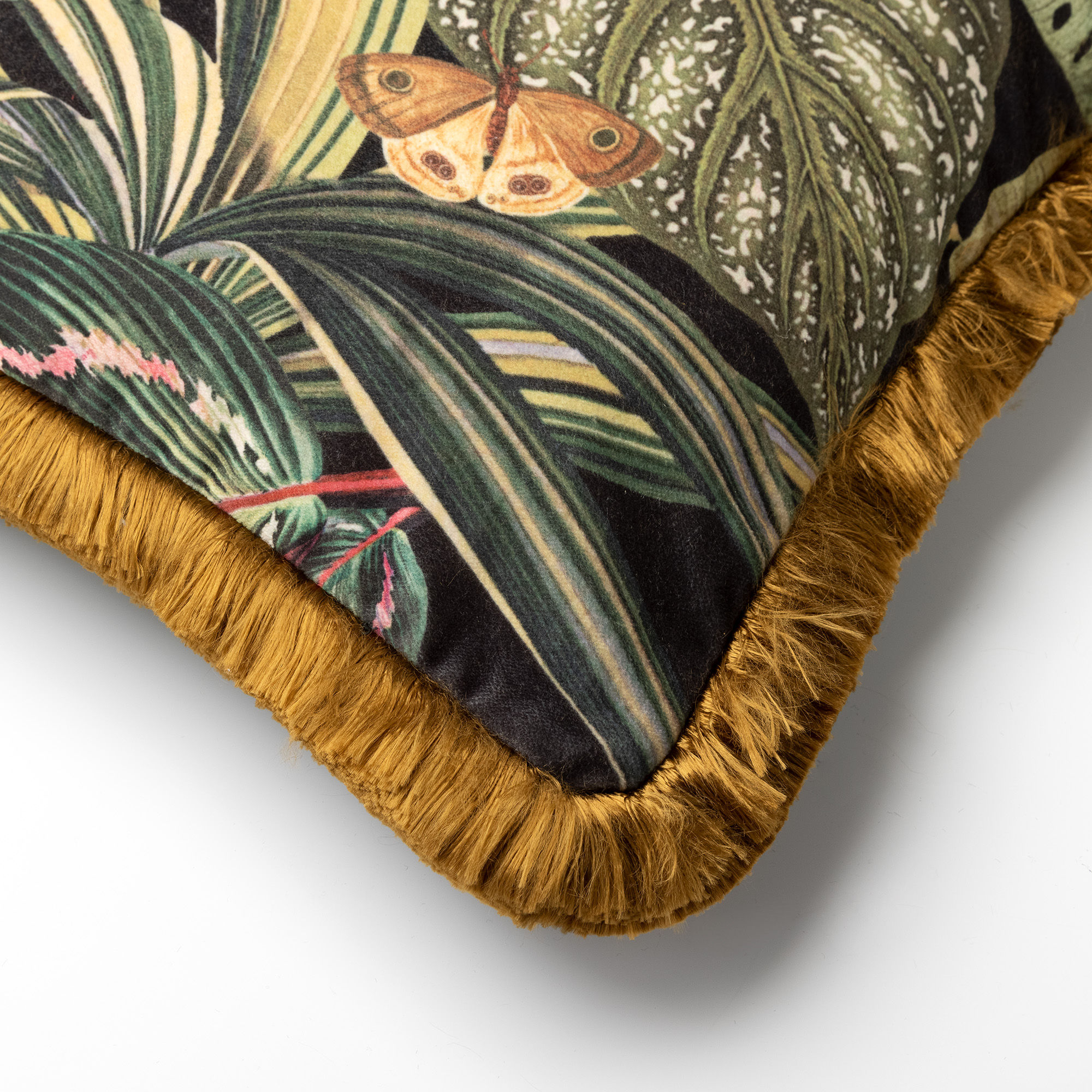 GENEVIEVE | Coussin | 45x45 cm Raven | Noir | Hoii | Avec un rembourrage luxueux