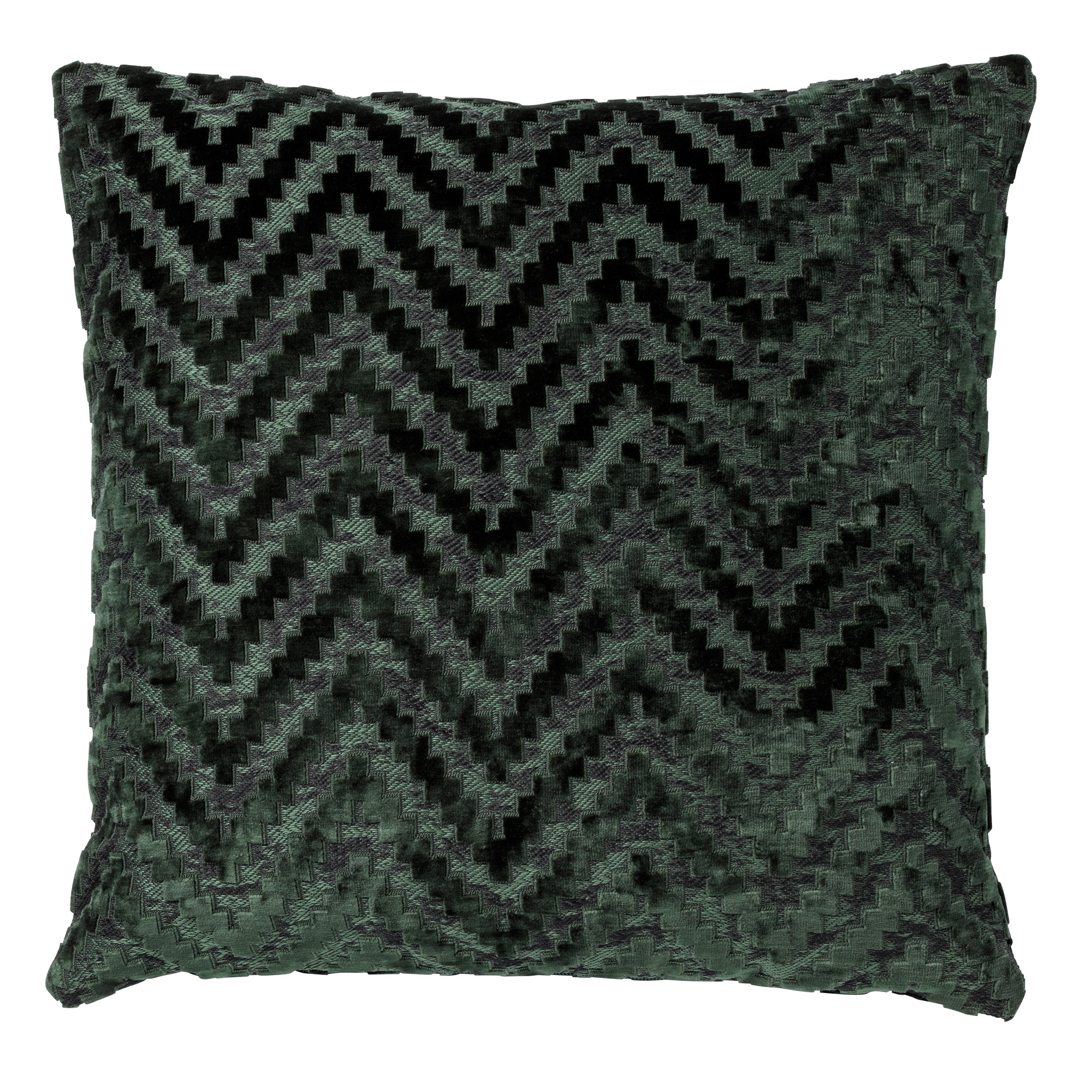 NANCY | Cushion | 45x45 cm Mountain View | Green | Hoii | With luxury inner cushion