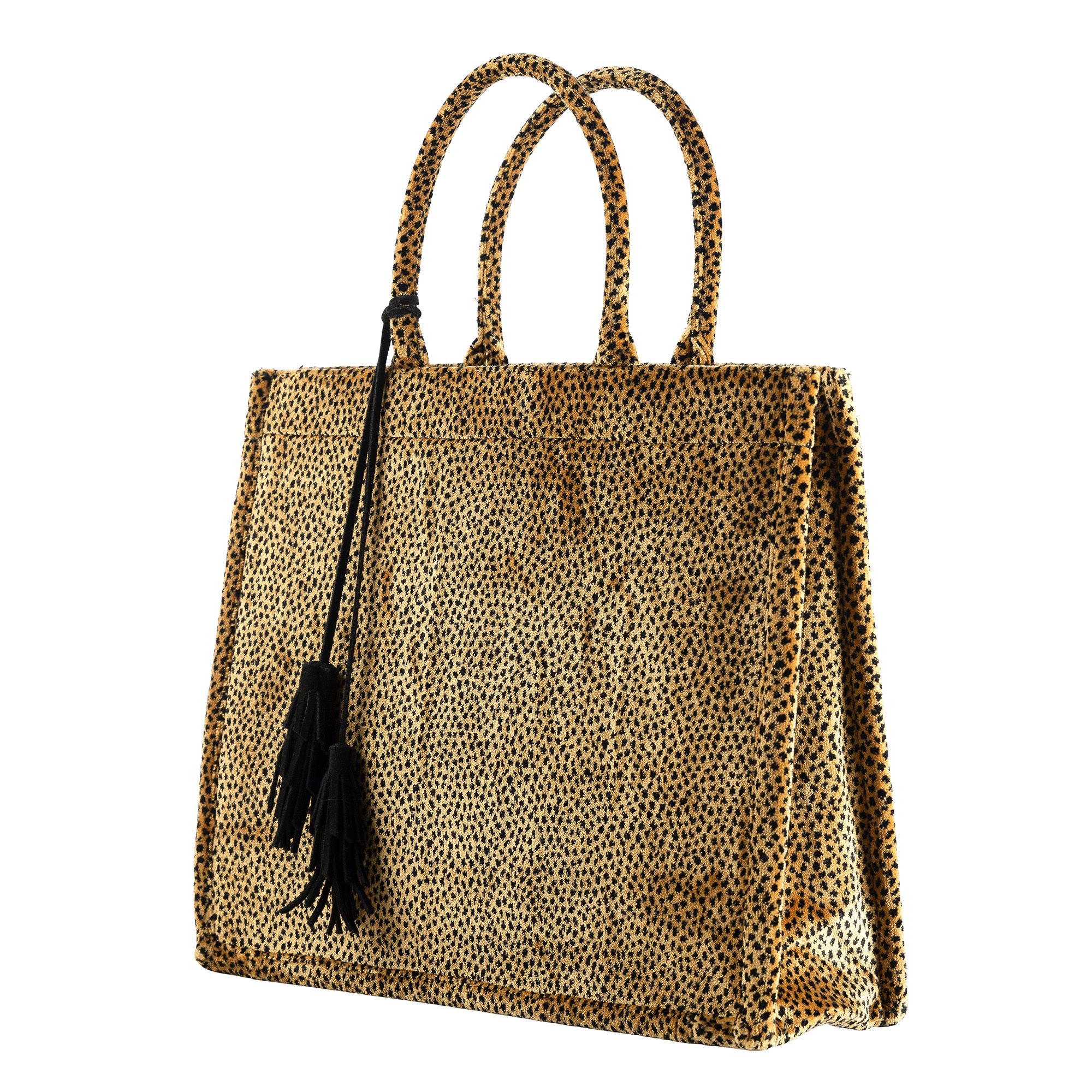 ELISABETH |Sac Cabas | Tote bag | 43x34x13 cm | Tobacco Brown | Brun | Multicolore |  Hoii 