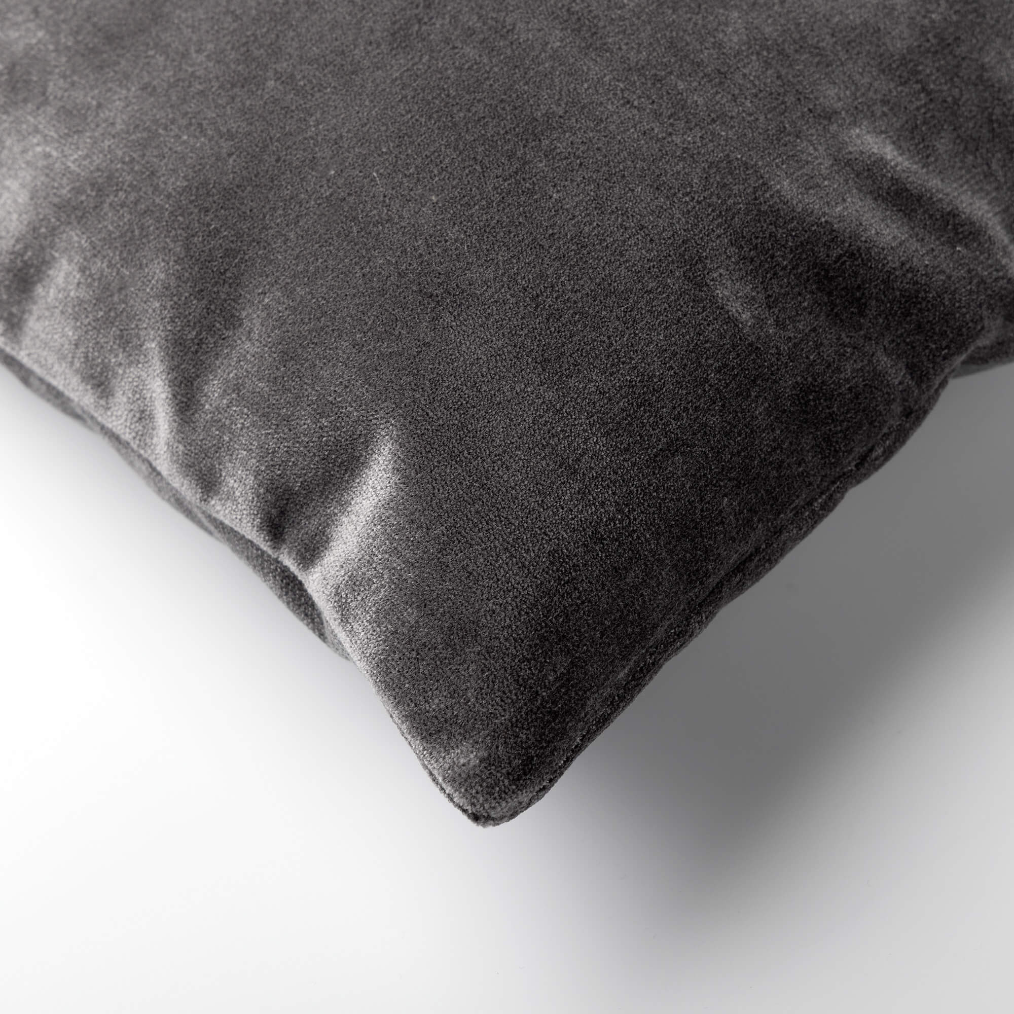 CELESTE | Cushion 45x45 cm | Charcoal Gray | Anthracite | Hoii | with durable cushion filling