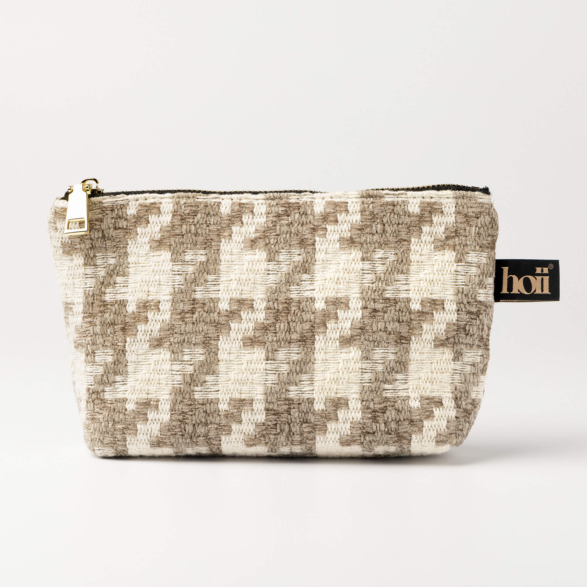 CHARLOTTE | Cosmetic bag | 23x12,5x6,5 cm | Natural | Bruin | Hoii 