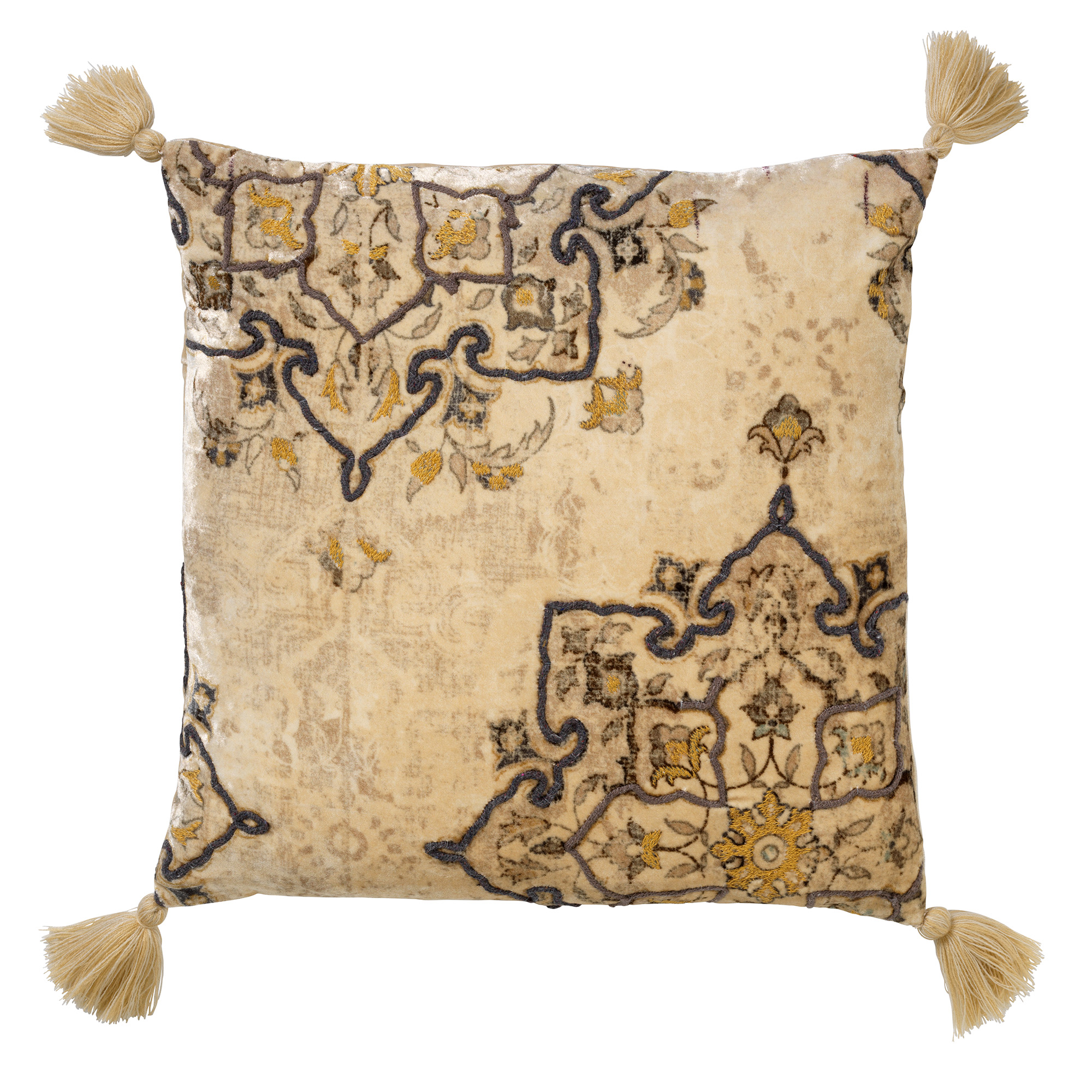 ROMAIN | Coussin | 45x45 cm Pumice Stone | Beige | Hoii | Avec un rembourrage luxueux