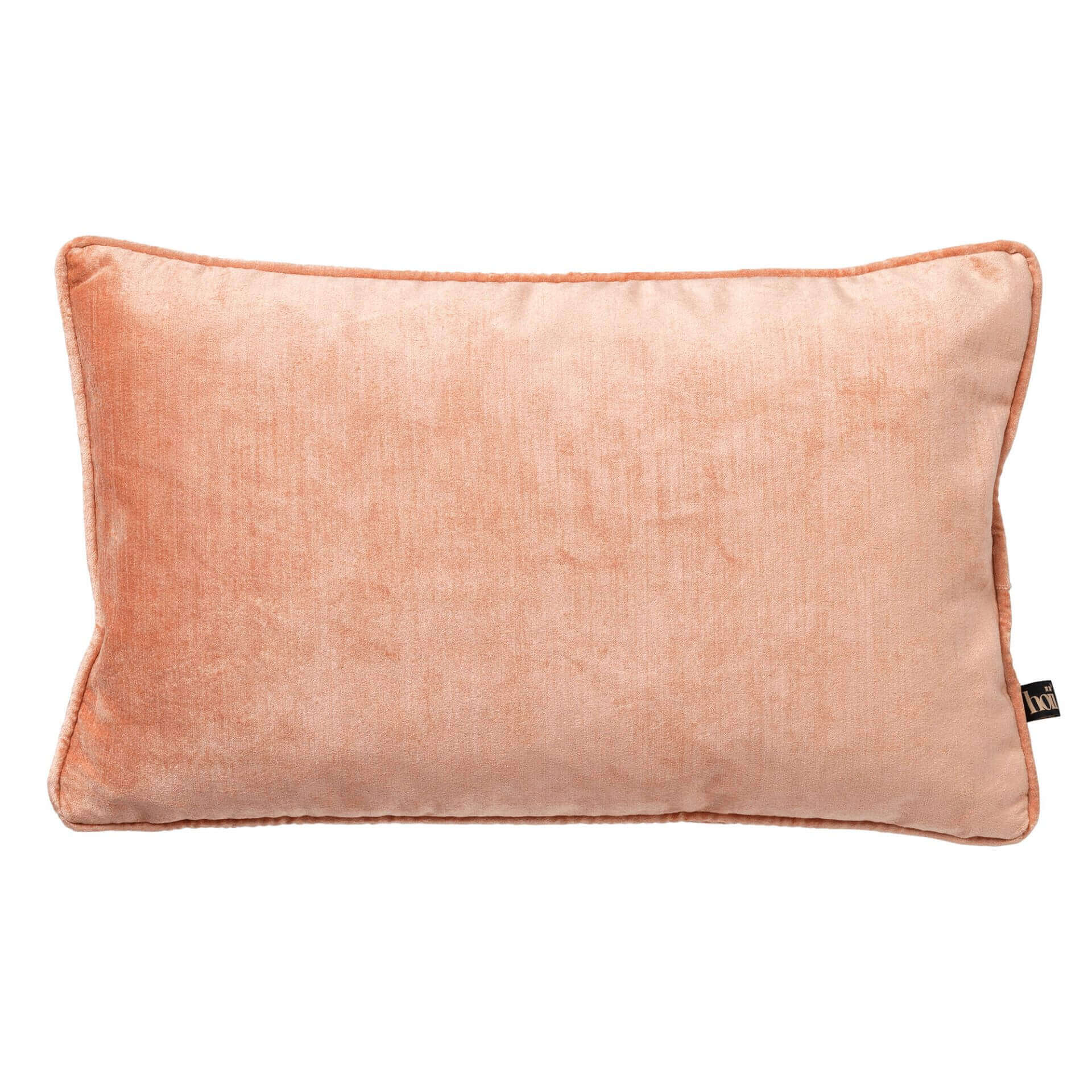 CHLOE | Coussin | 30x50 cm Muted Clay | Rose | Uni | Velours | Hoii | Avec un rembourrage luxueux