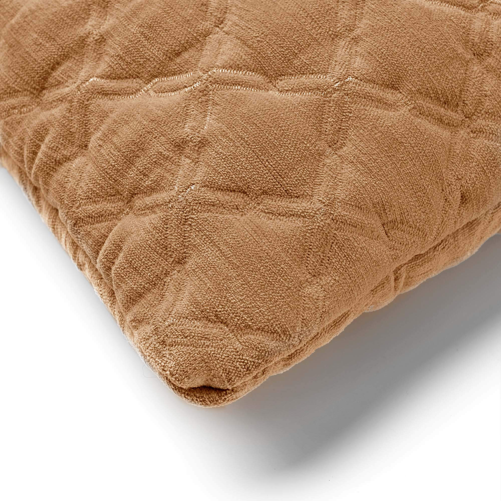 ADELE | Coussin | 45x45 cm Tobacco Brown | Marron | Hoii | Avec un rembourrage luxueux