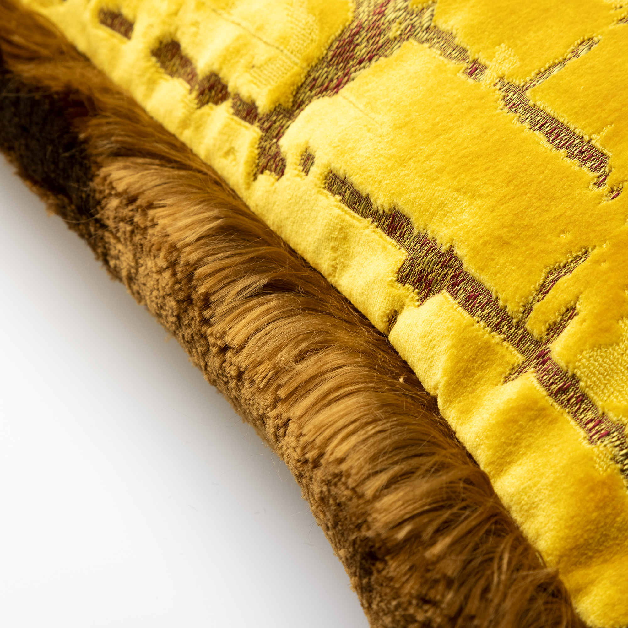 POSEIDON | Coussin | 45x45 cm Golden Glow | Jaune | Hoii | Avec un rembourrage luxueux