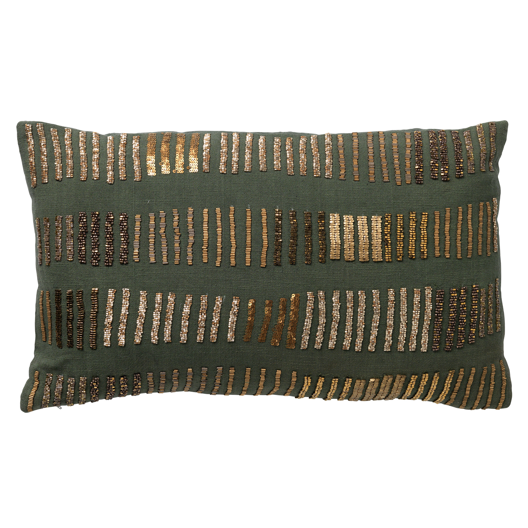 FREDERIQUE | Cushion | 40x60 cm Chive | Green | Hoii I With luxury inner cushion