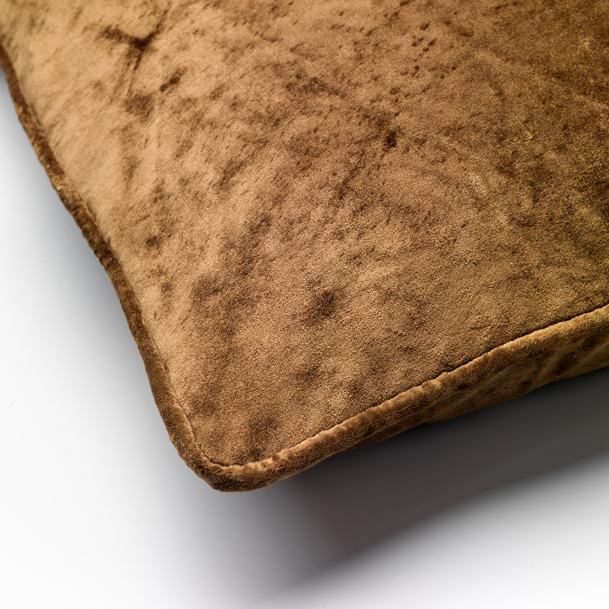 CHLOE | Coussin | 50x50 cm Tobacco Brown | Marron | Hoii | Avec un rembourrage luxueux