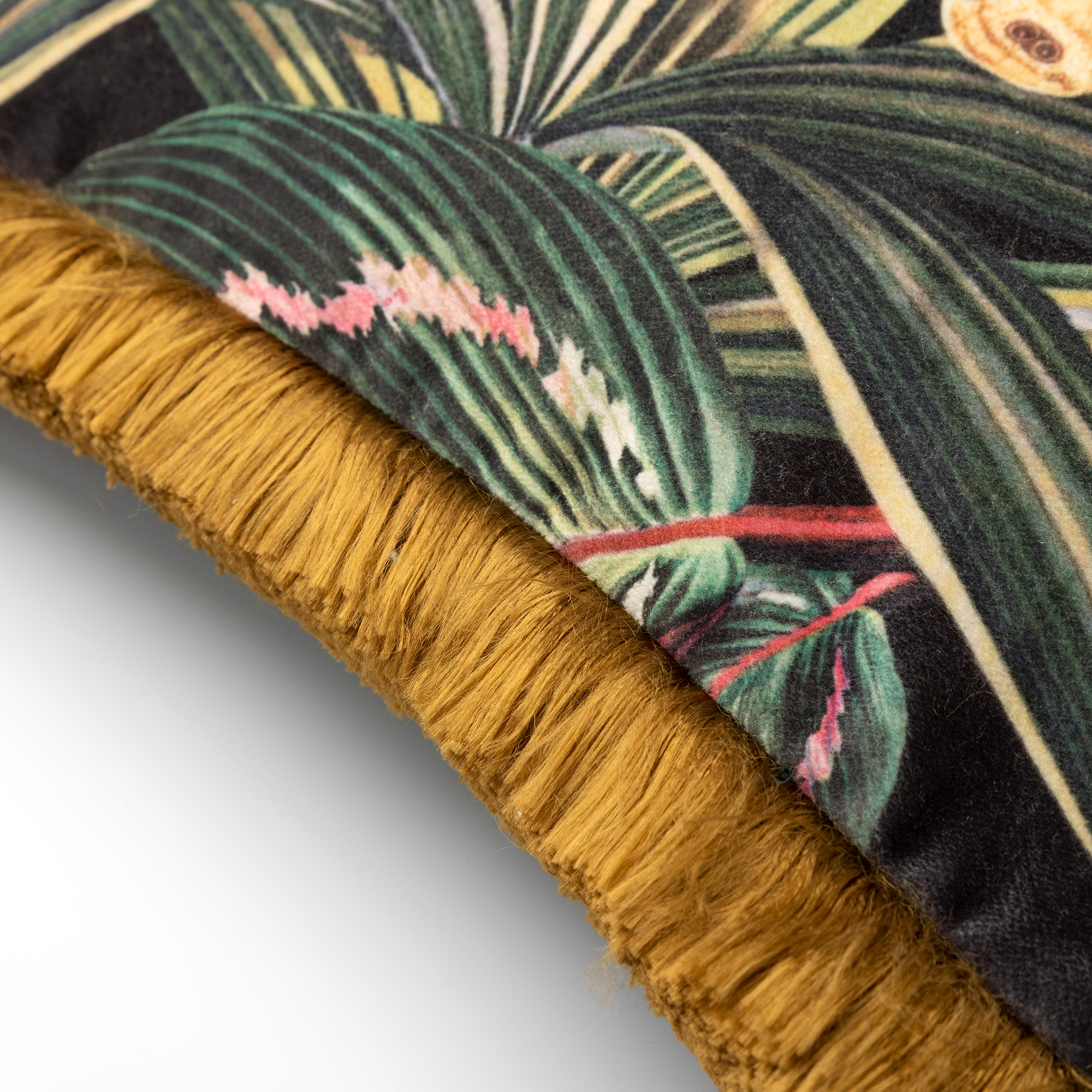 GENEVIEVE | Coussin | 45x45 cm Raven | Noir | Hoii | Avec un rembourrage luxueux