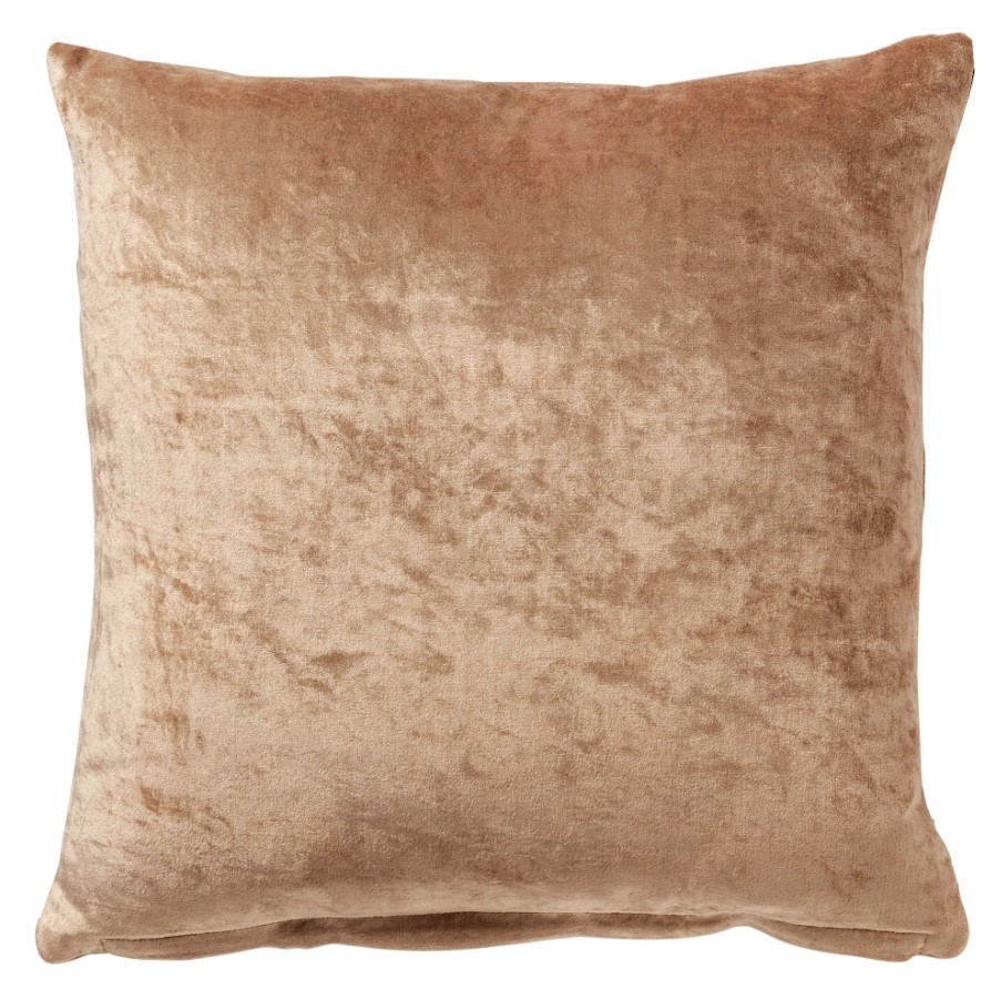 BELLONA | Dekokissen | 45x45 cm Semolina | Beige | Samt | Hoii 