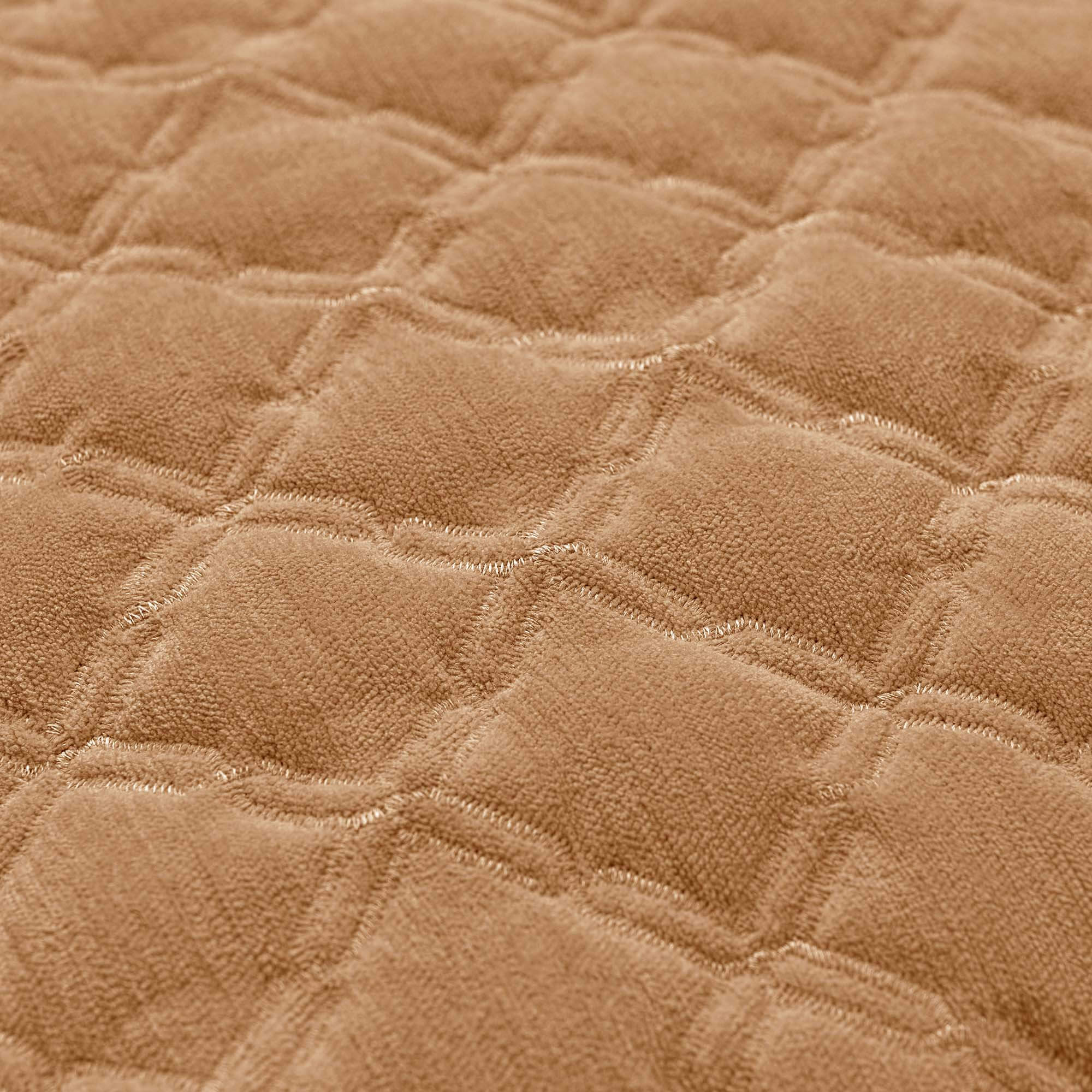 ADELE | Coussin | 45x45 cm Tobacco Brown | Marron | Hoii | Avec un rembourrage luxueux