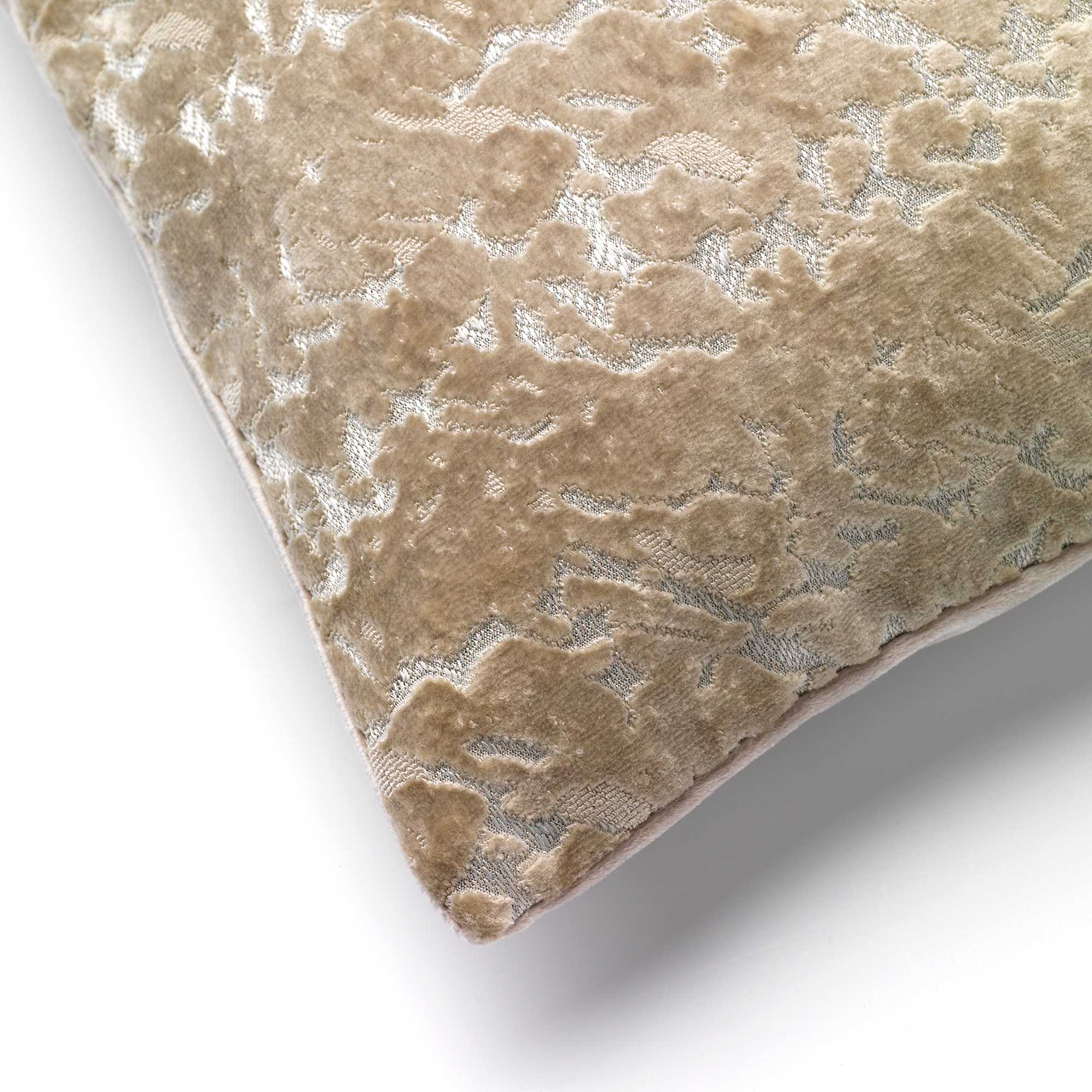 NATALIE | Coussin | 45x45 cm Pumice Stone | Beige | Hoii | Avec un rembourrage luxueux