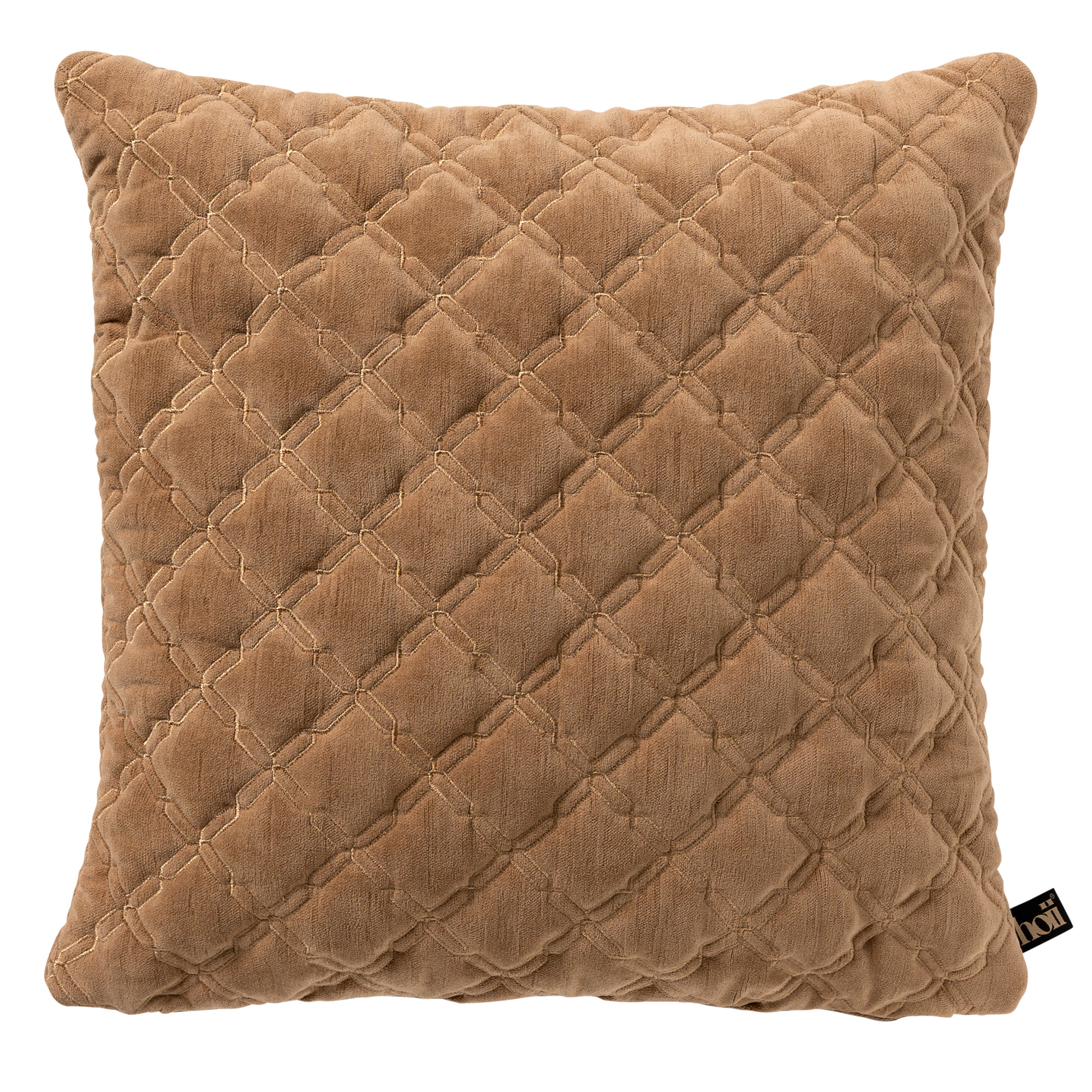 ADELE | Cushion | 45x45 cm Tobacco Brown | Brown | Hoii | With luxury inner cushion