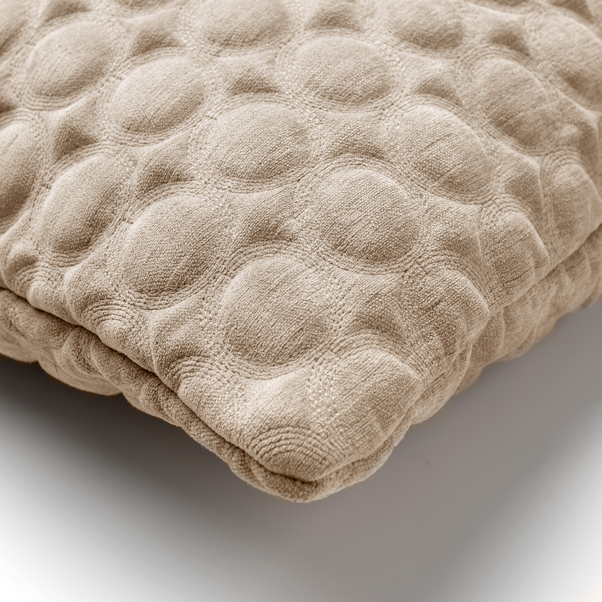 ADRIANE | Coussin | 45x45 cm Pumice Stone | Beige | Hoii | Avec un rembourrage luxueux