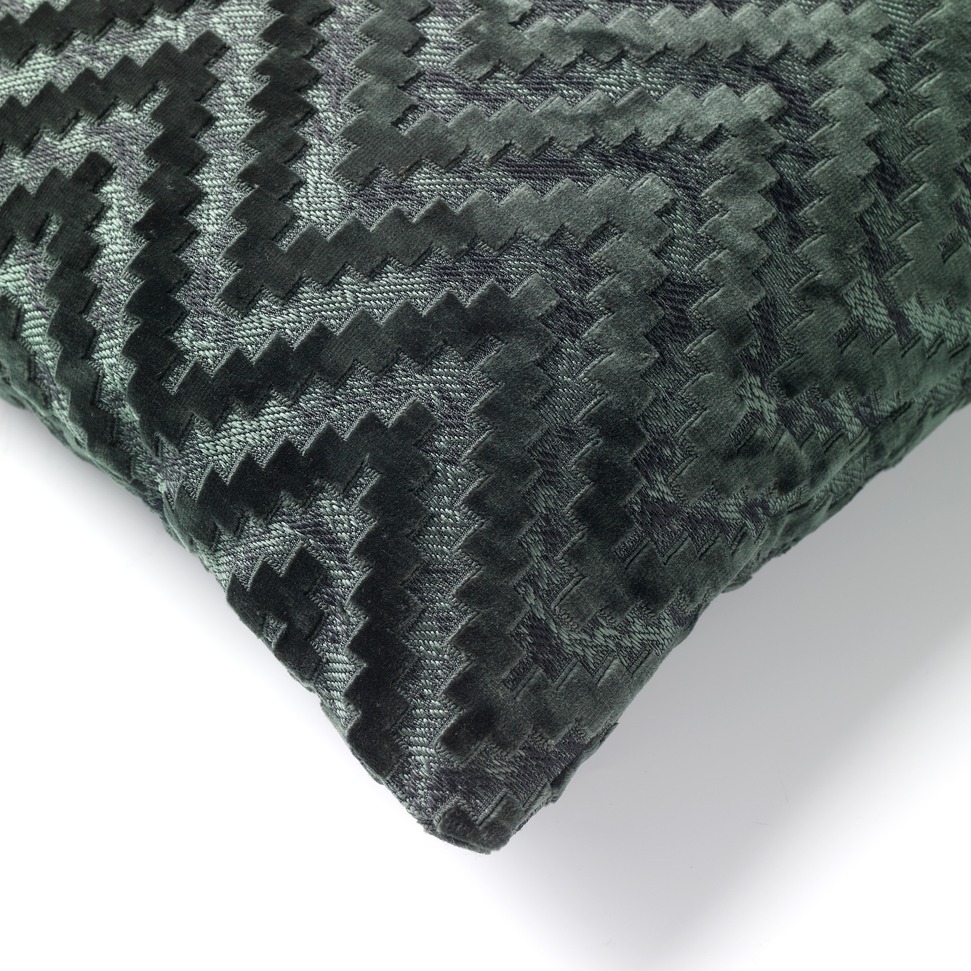 NANCY | Cushion | 30x50 cm Mountain View | Green | Hoii | With luxury inner cushion