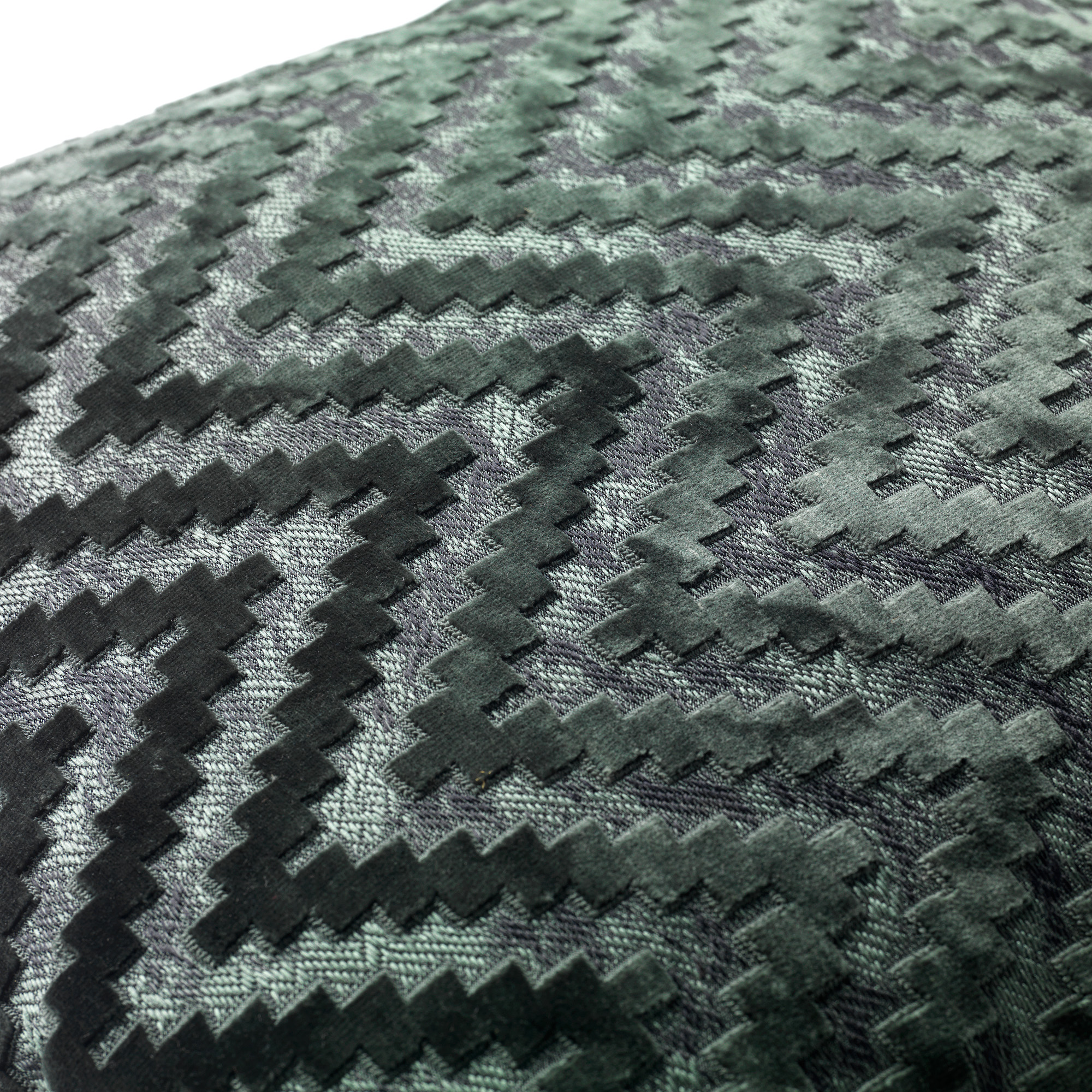 NANCY | Coussin | 45x45 cm Mountain View | Vert | Hoii | Avec un rembourrage luxueux
