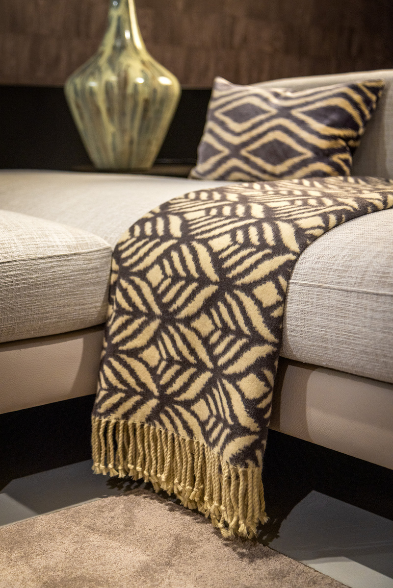 ALEXANDRA | Plaid 150x200 cm | Charcoal Gray | Antraciet | Hoii