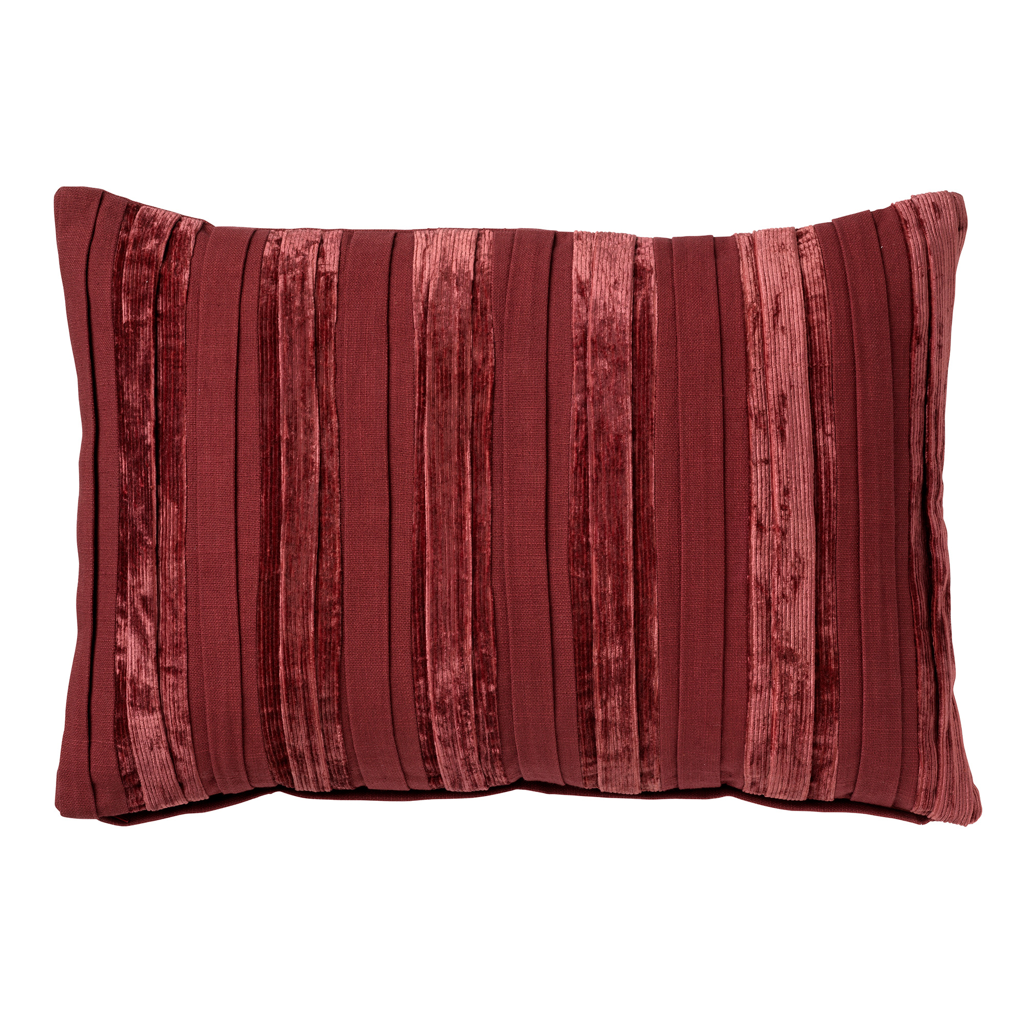 ESTELLA | Cushion |  40x60 cm Merlot | Red | Hoii | with GRS feather filling