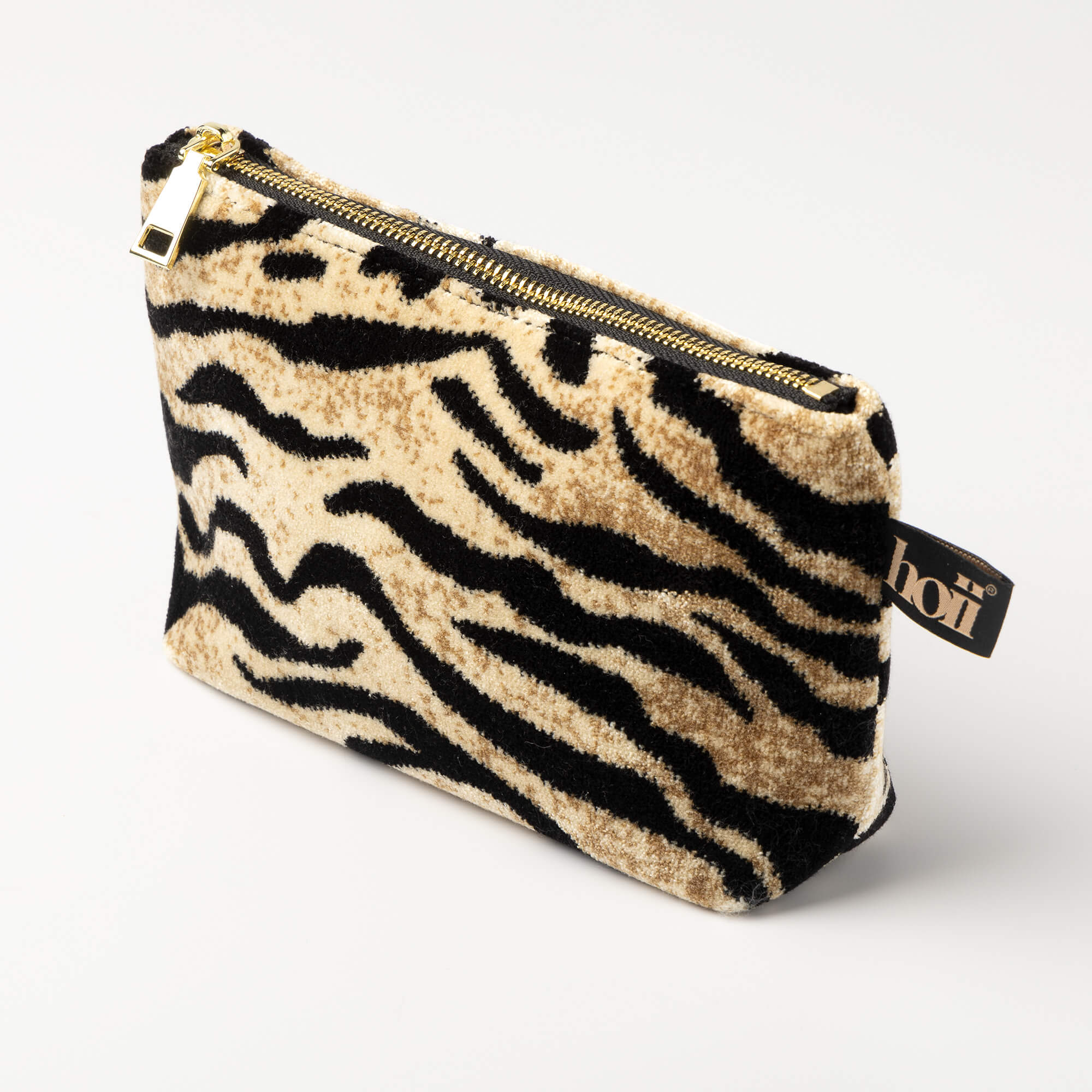 ELEONORA | Cosmetic bag | 23x12,5x6,5 cm | Pumice Stone | Beige | Hoii 