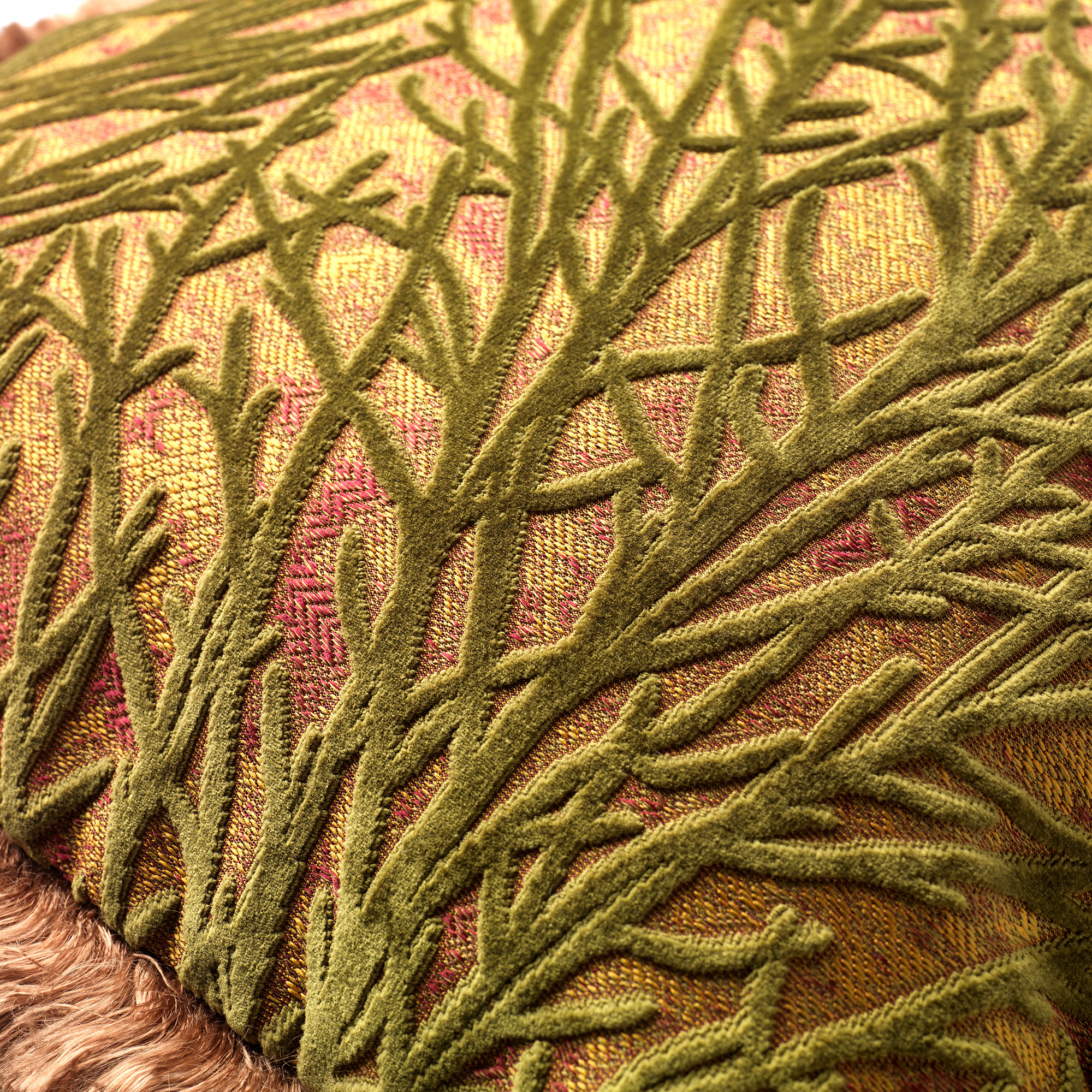 BRUCIE | Sierkussen | 45x45 cm Calla Green | Groen | Hoii | met duurzame kussenvulling