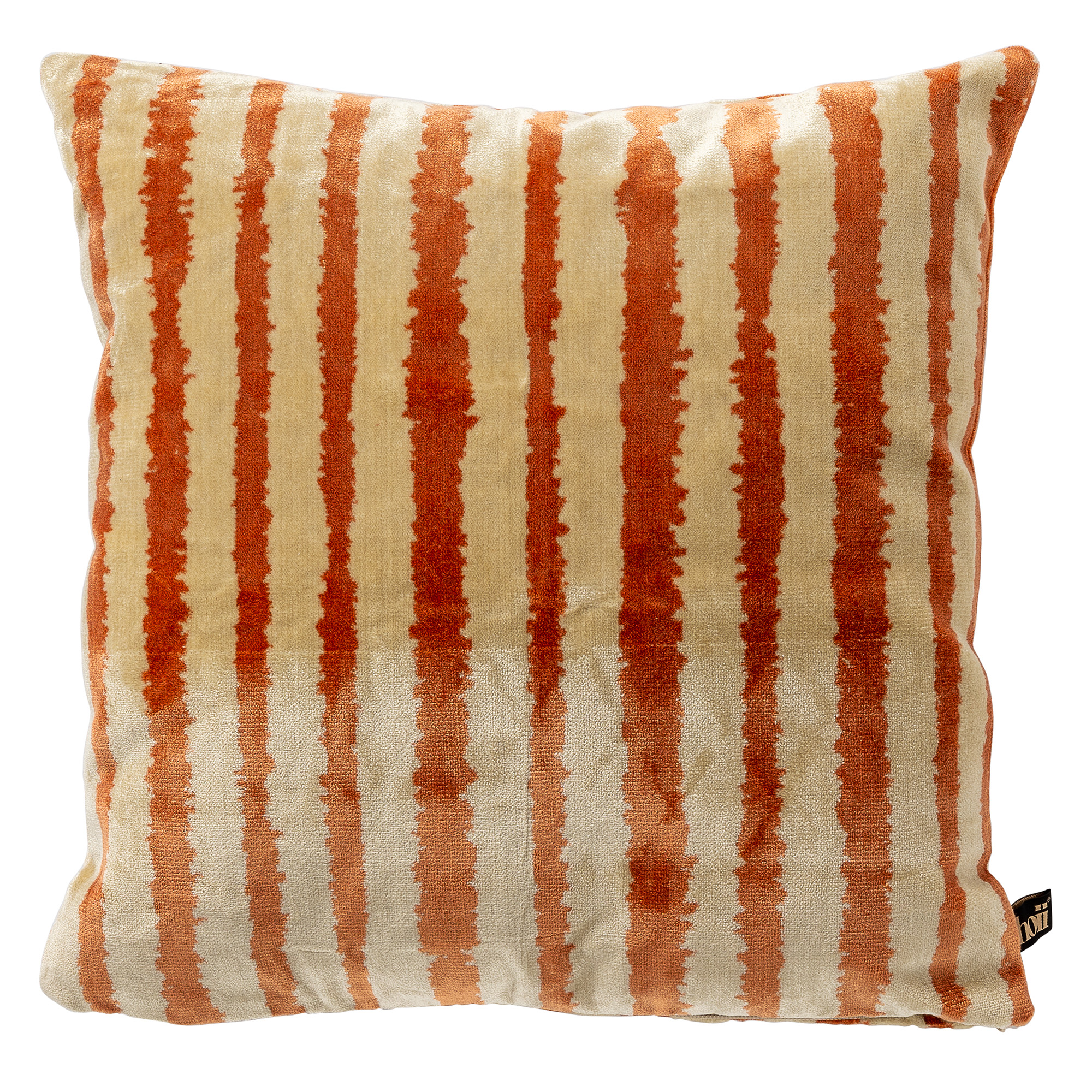 LORENZO | Cushion |45x45 cm Potters Clay | Orange | Velvet | Hoii |with GRS feather filling