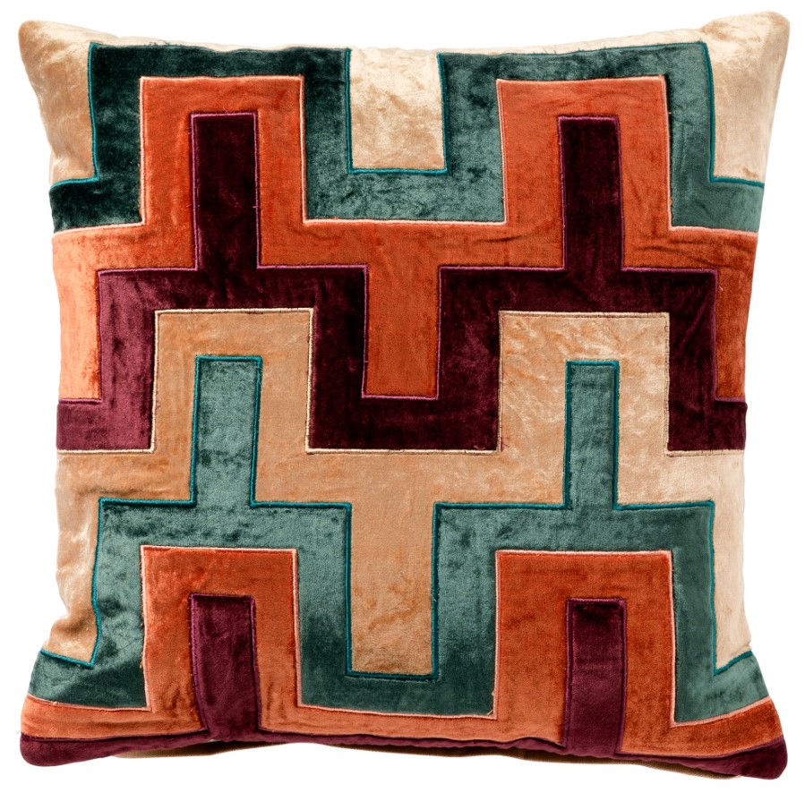 BELLONA | Cushion|45x45 cm Semolina | Beige | Hoii | Velvet | With luxury inner cushion