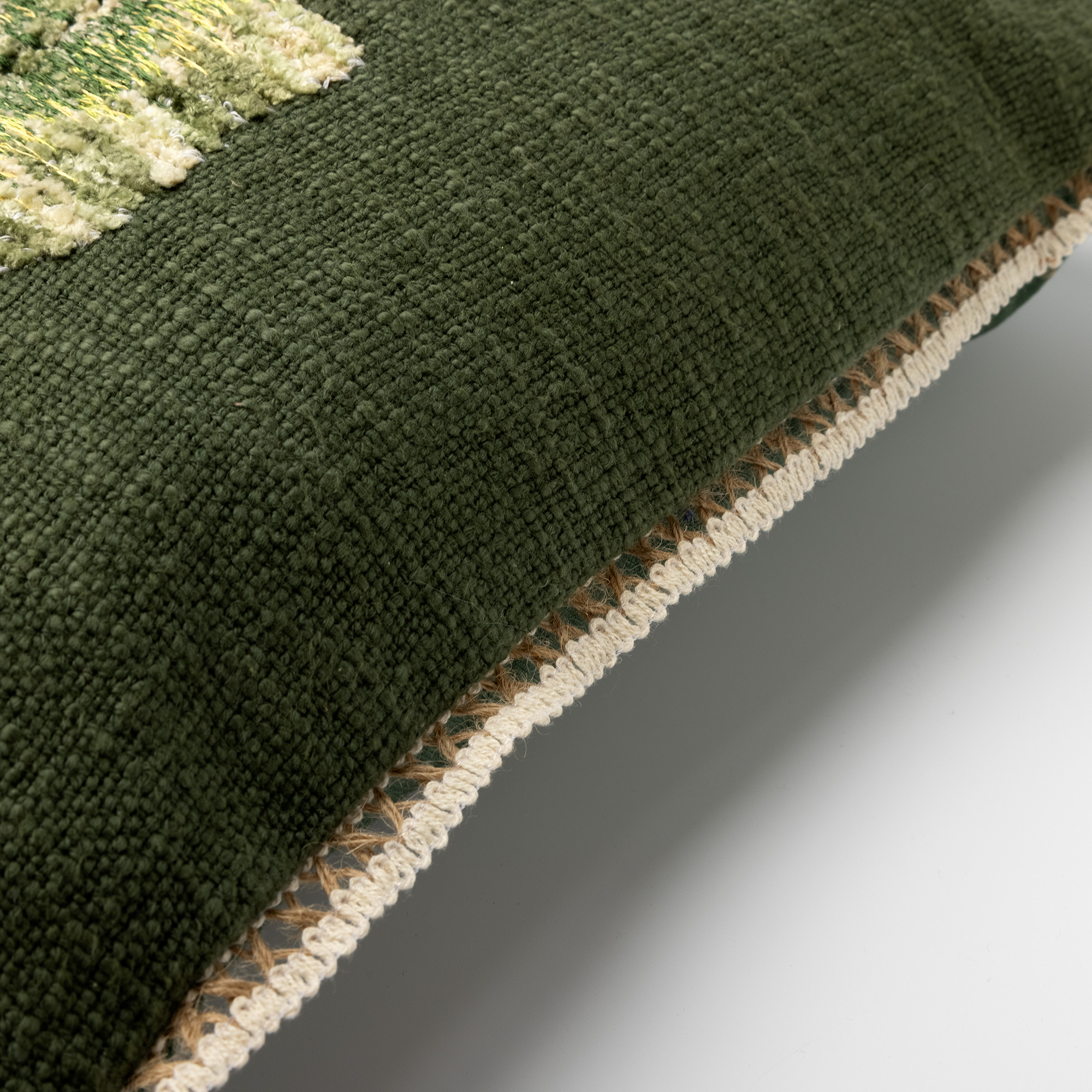 FERNANDO | Cushion | 40x60 cm Chive | Green | Hoii | With luxury inner cushion