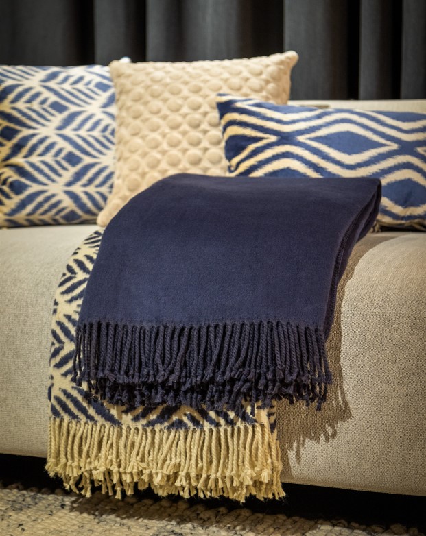 ANNABELLA | Plaid 150x200 cm | Insignia Blue | Blau | Hoii