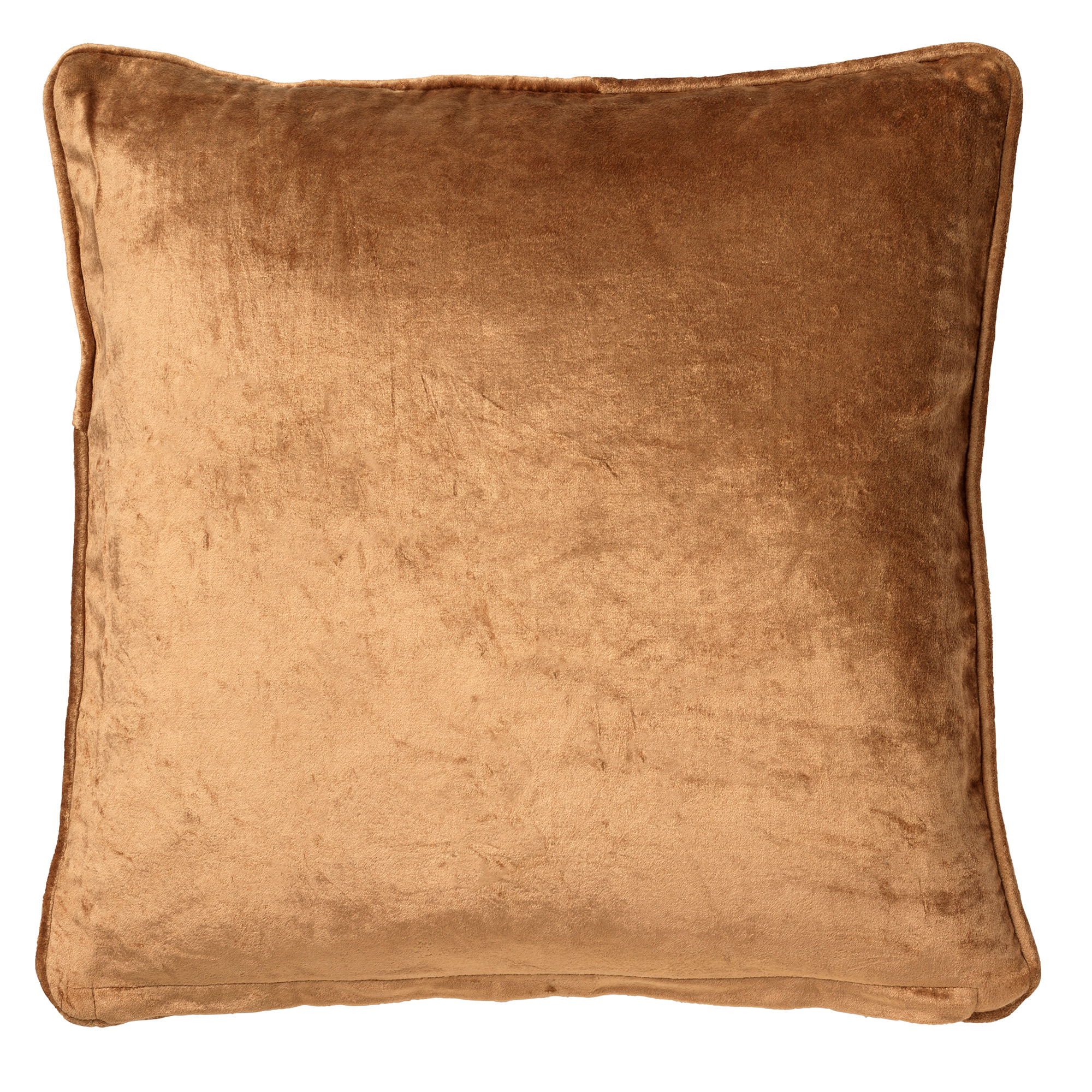 LUCIE | Coussin | 45x45 cm Tobacco Brown | Marron | Hoii | Avec un rembourrage luxueux